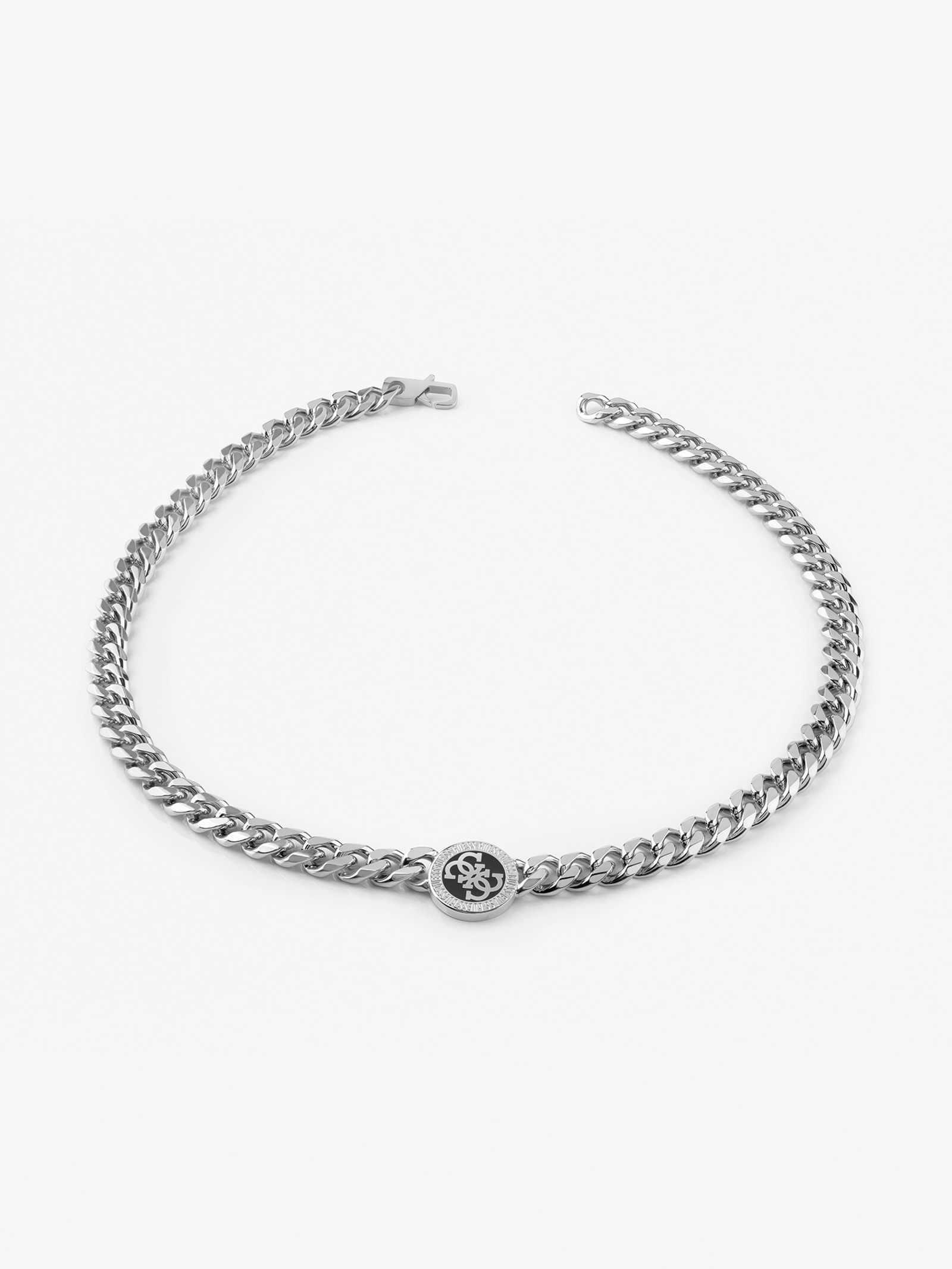 Guess Ketting 4G Icon in zilver