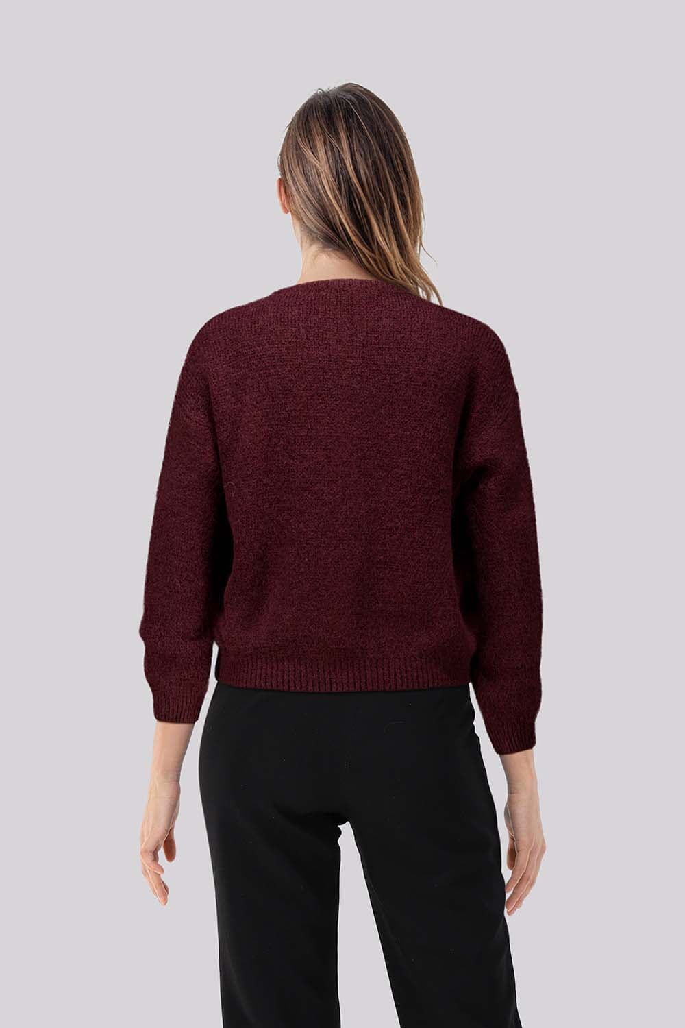 Bomont Vestje Bordeaux Rood dames