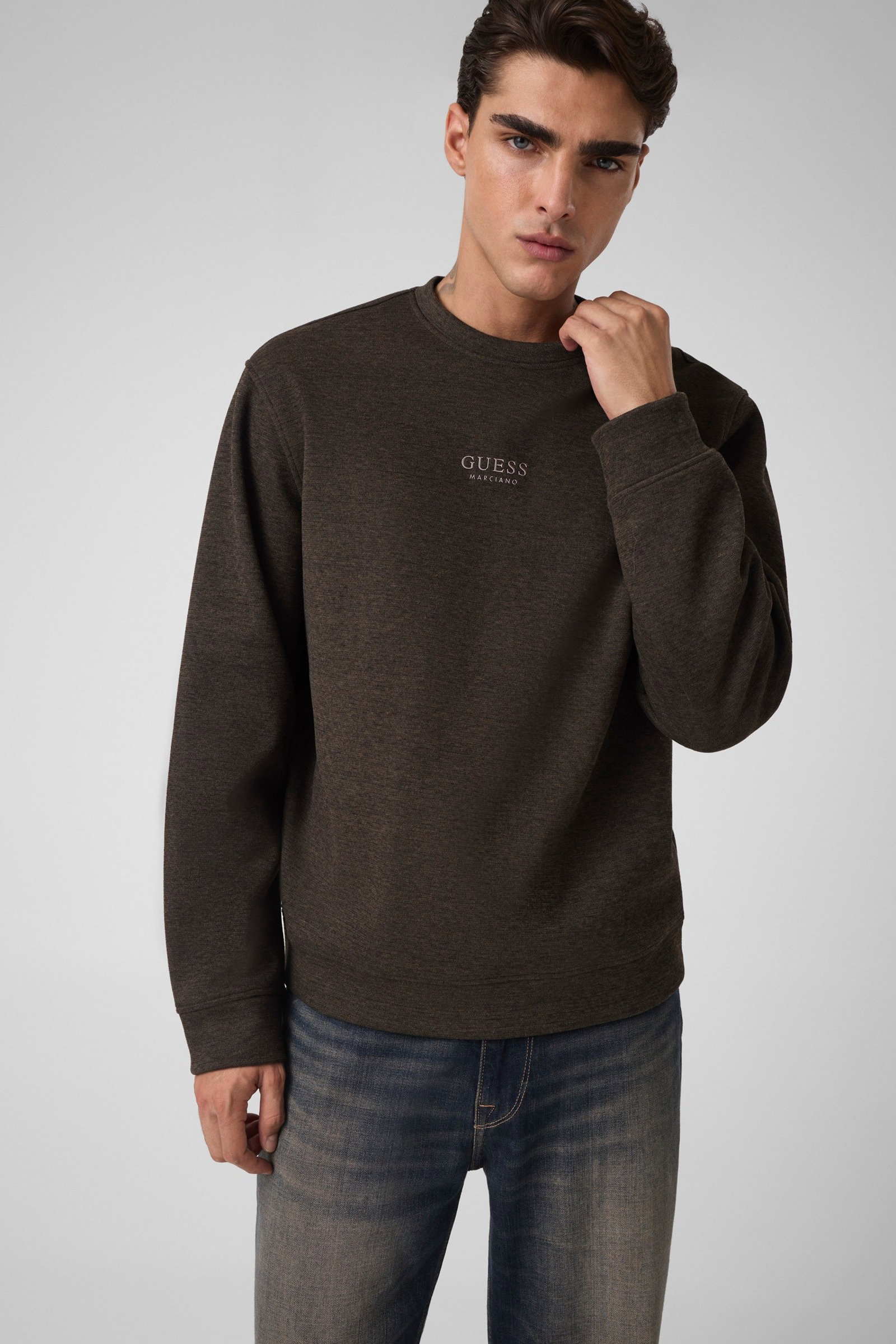 Guess Sweatshirt Met Ronde Hals