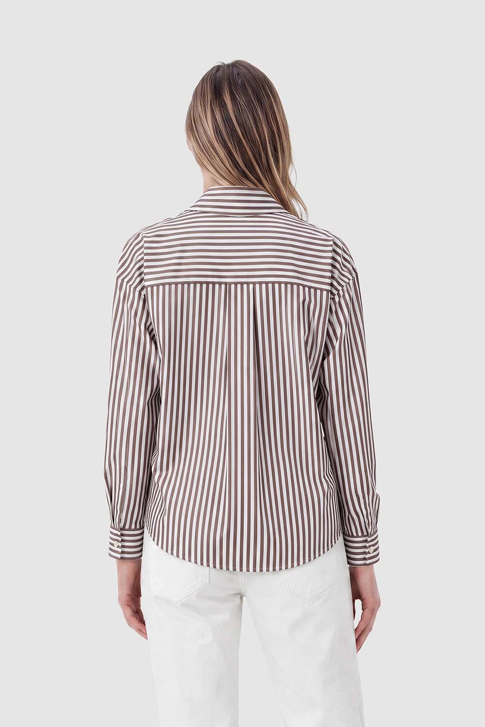 Anna Blue Blouse Sam Bruin dames