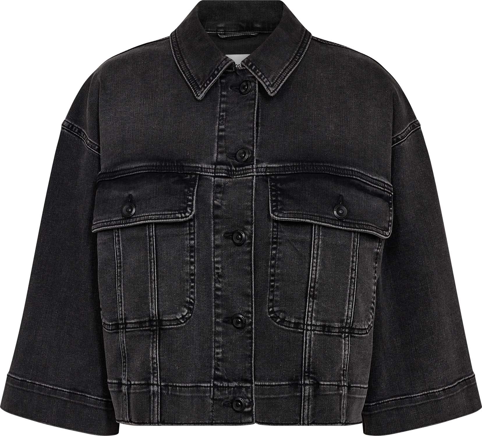 Mos Mosh Spijkerjas Penn Deluxe Antraciet dames