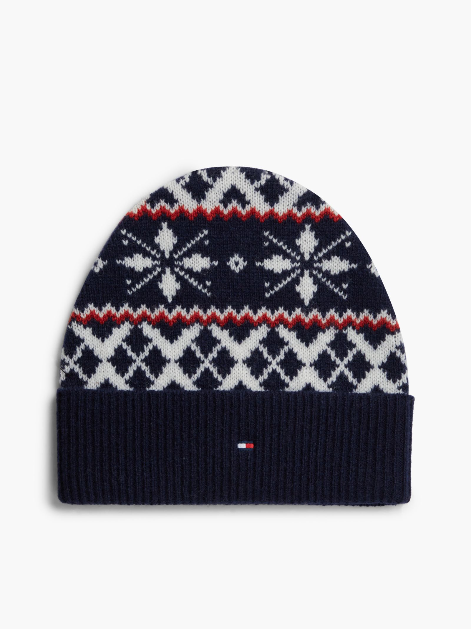 Tommy Hilfiger Wolmix Fair Isle muts