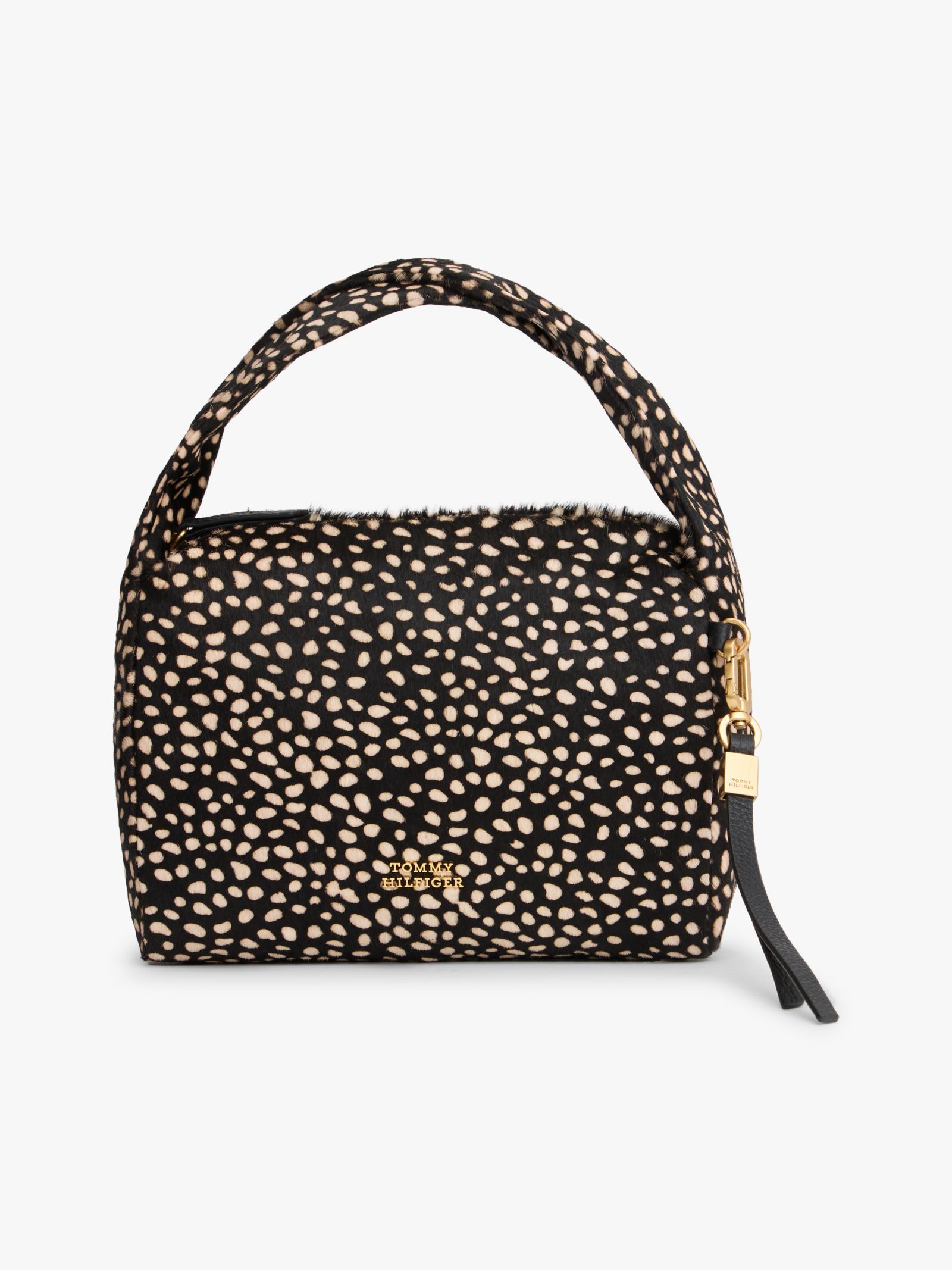 Tommy Hilfiger Leren tas met hertenprint