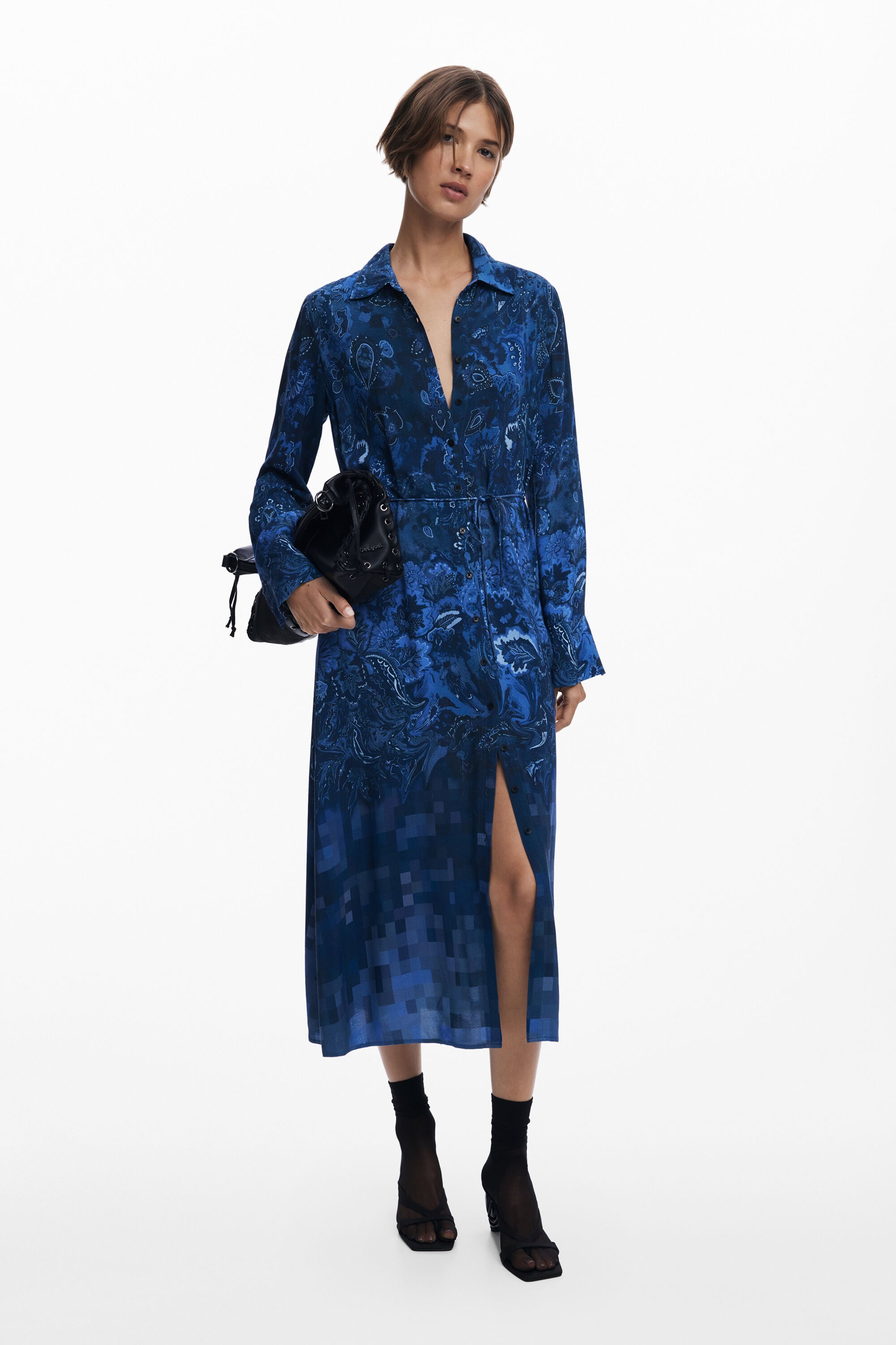 Desigual Paisley overhemdjurk