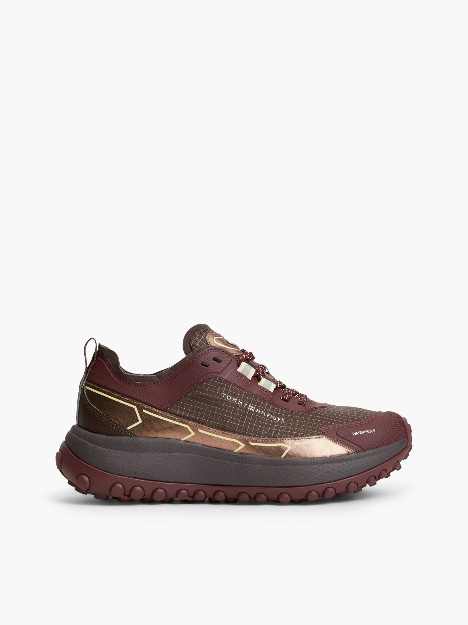 Tommy Hilfiger The Canyon waterdichte reflecterende sneaker in rood