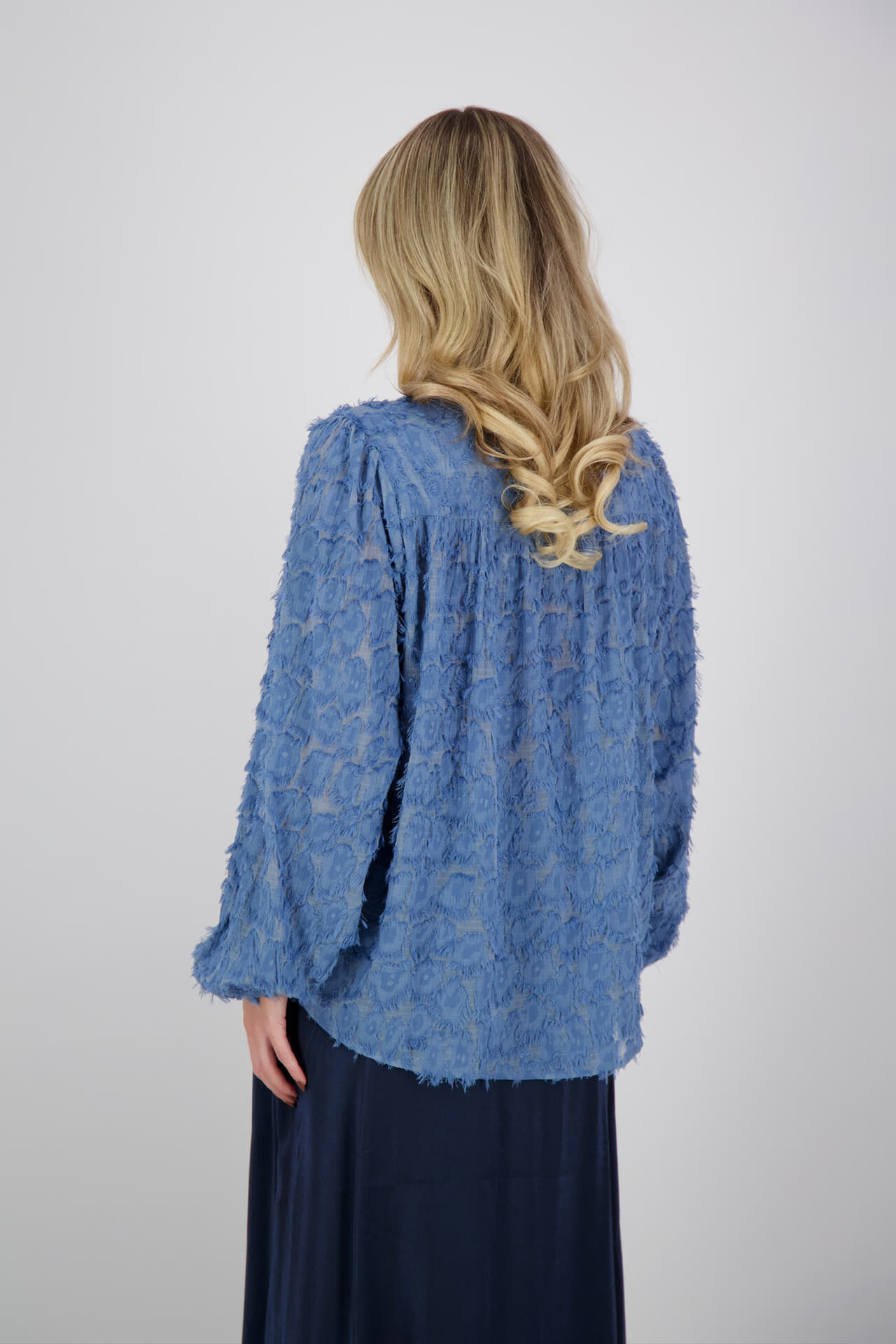 Vive La Femme Blouse Eva Blauw dames