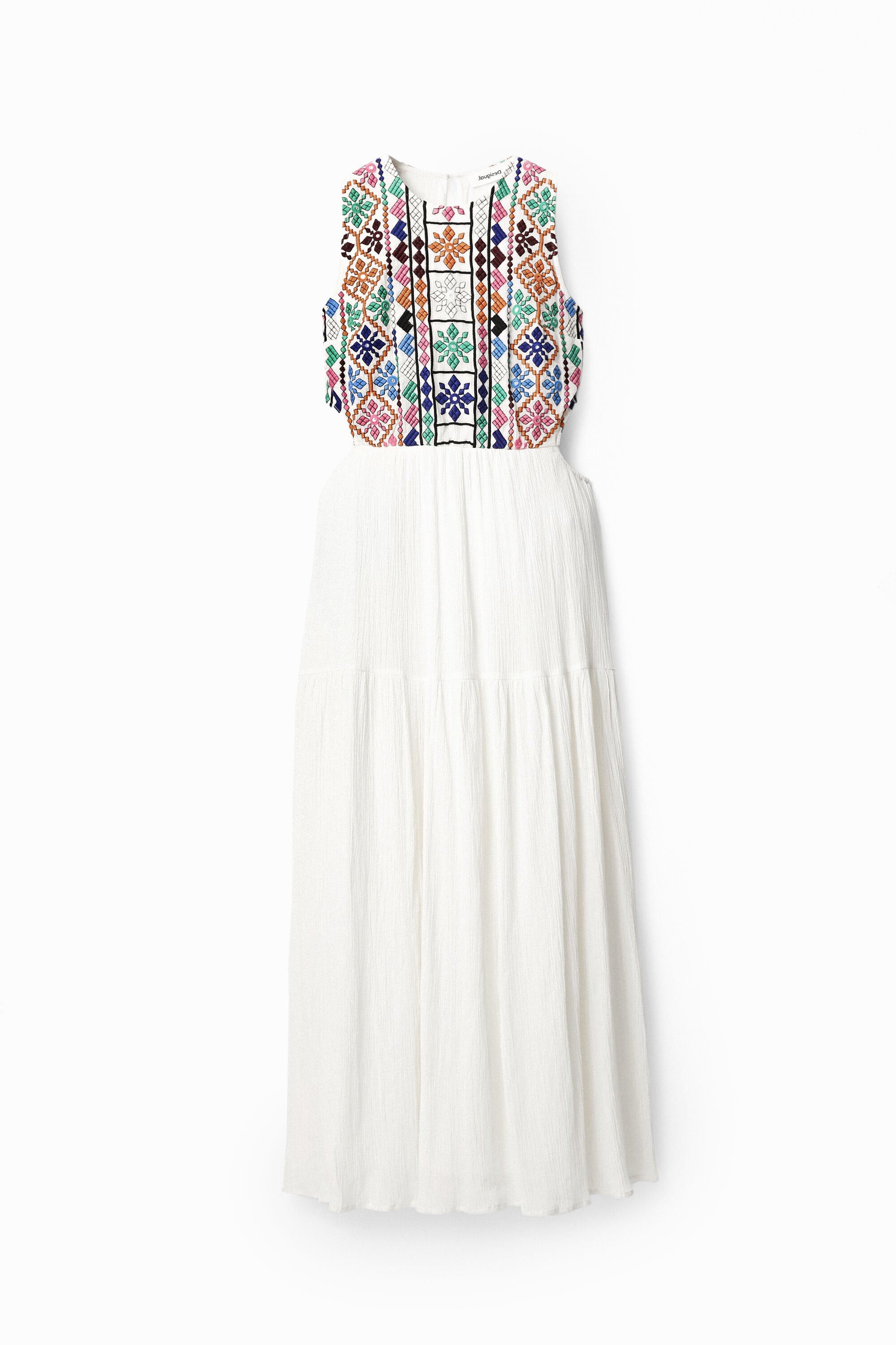 Desigual Etnische jurk met cut-out