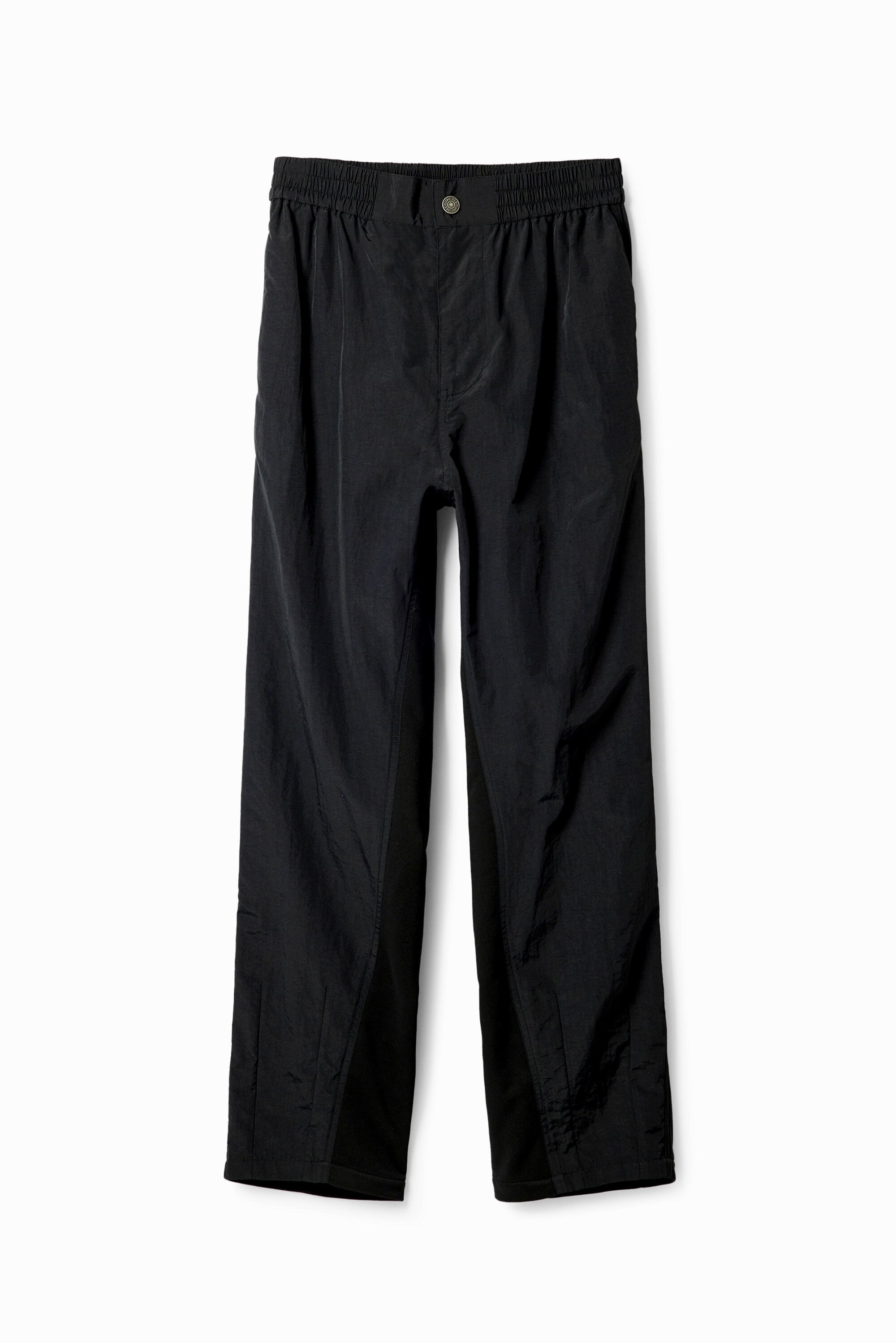 Desigual Hybride broek met plooien