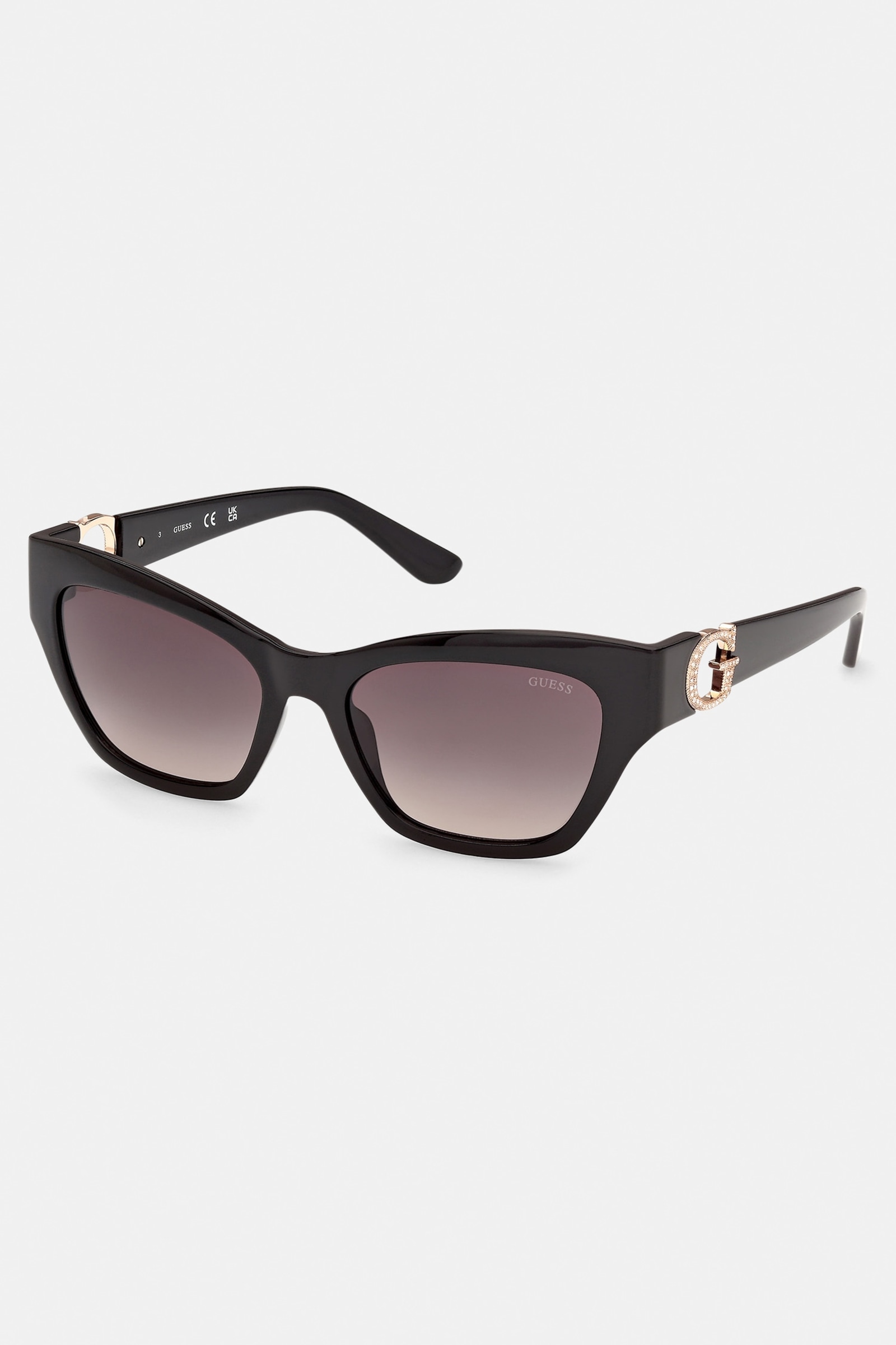 Guess Cat-Eye-Zonnebril in zwart