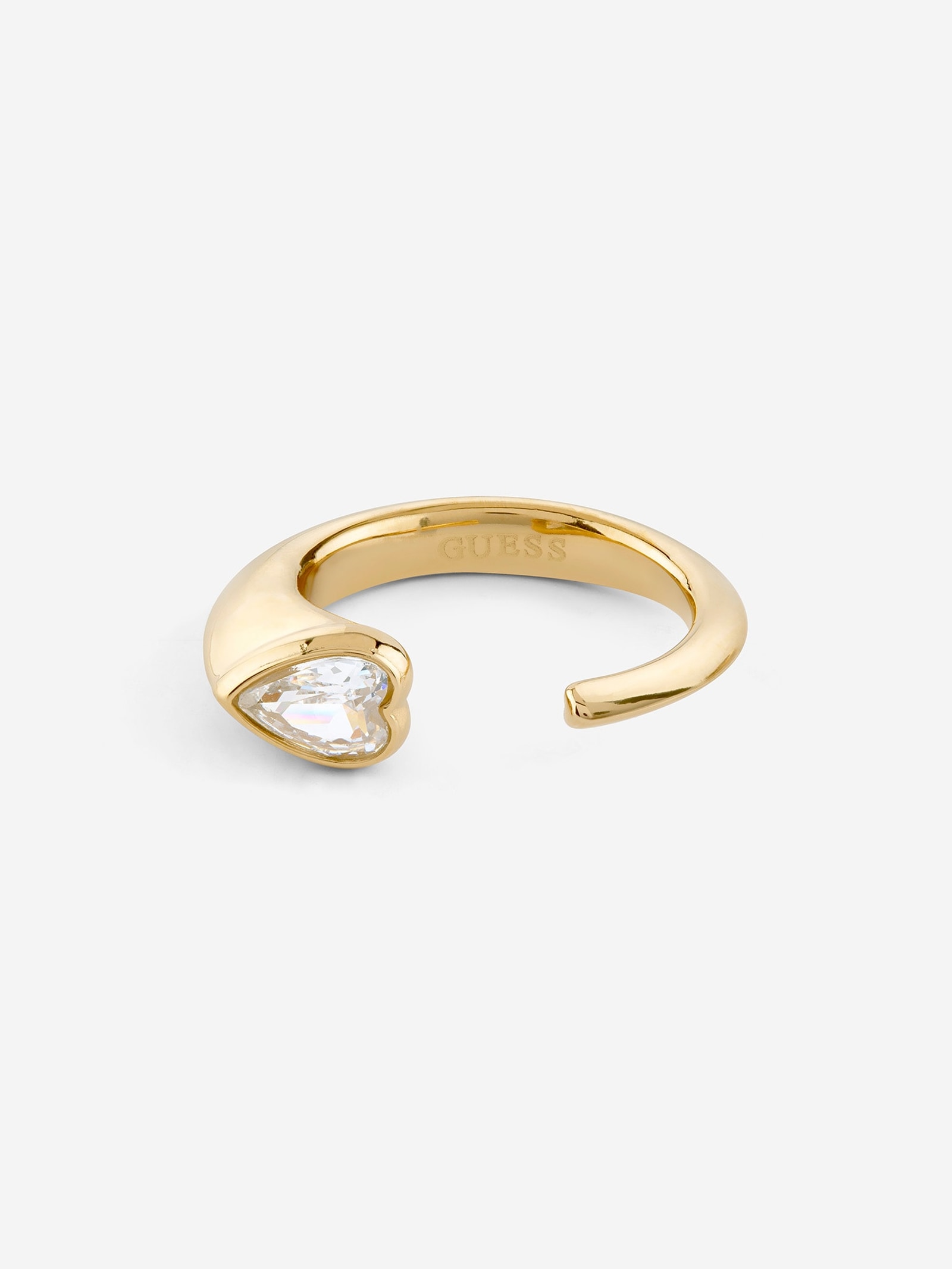 Guess Crystal Love-Ring in goud