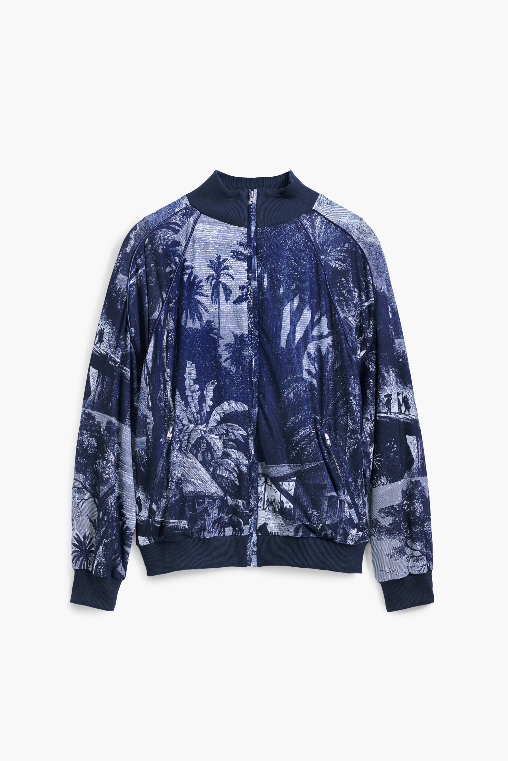 Desigual Sweatshirt ontworpen door Mr. Christian Lacroix in marine