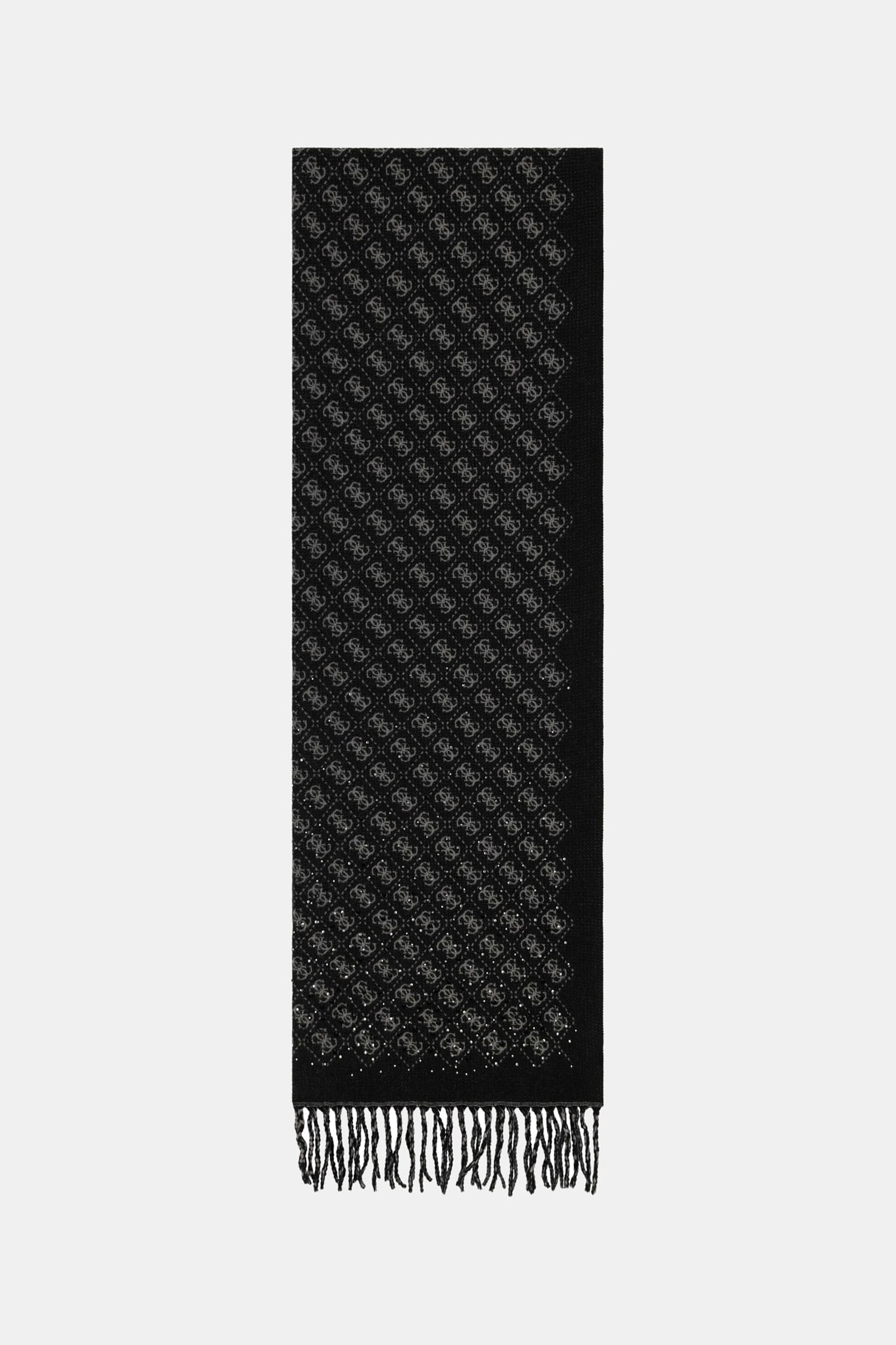 Guess Jewels-Sjaal Van Jacquard in zwart