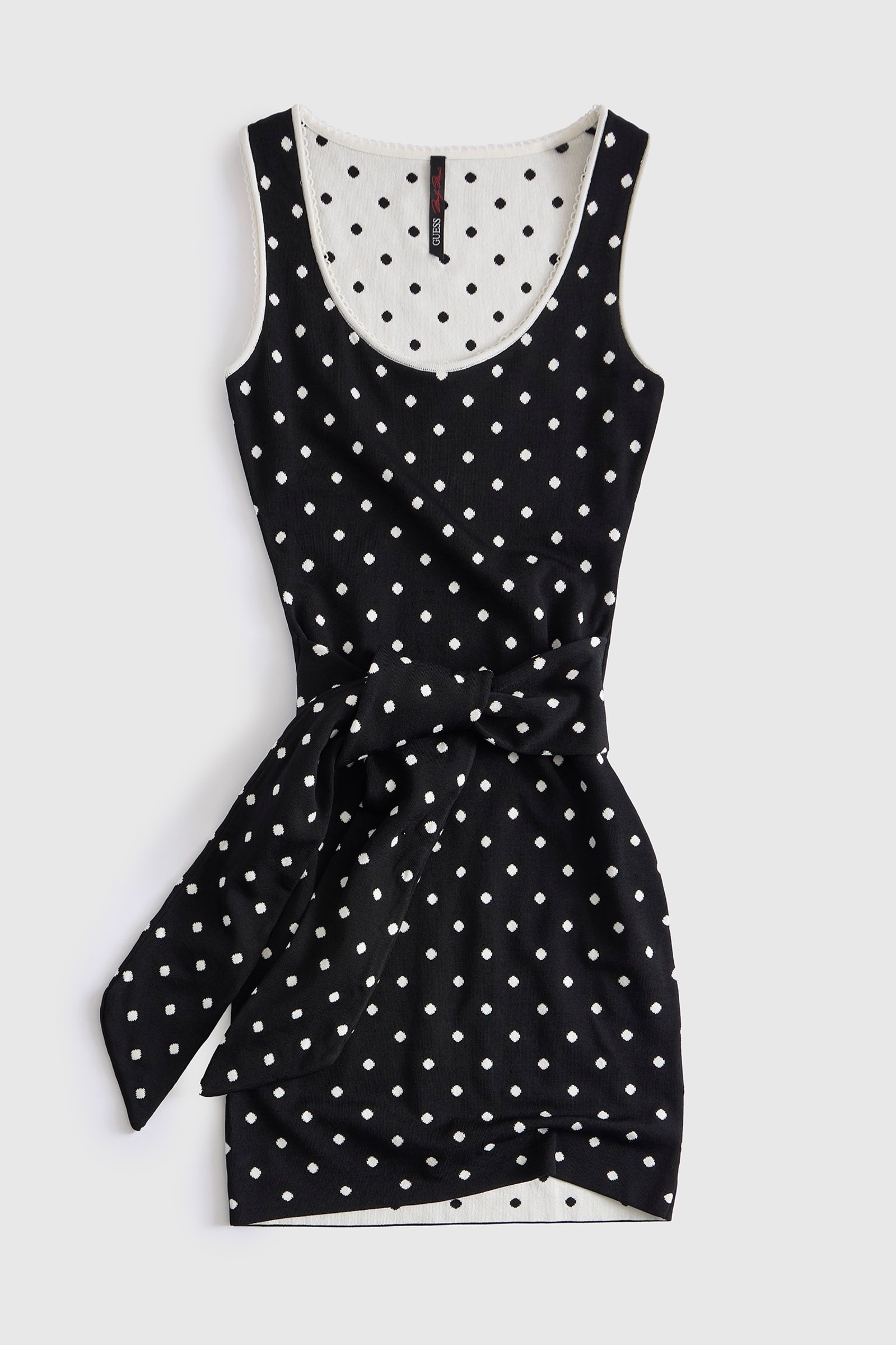 Guess Polka Dot Mini Dress in zwart