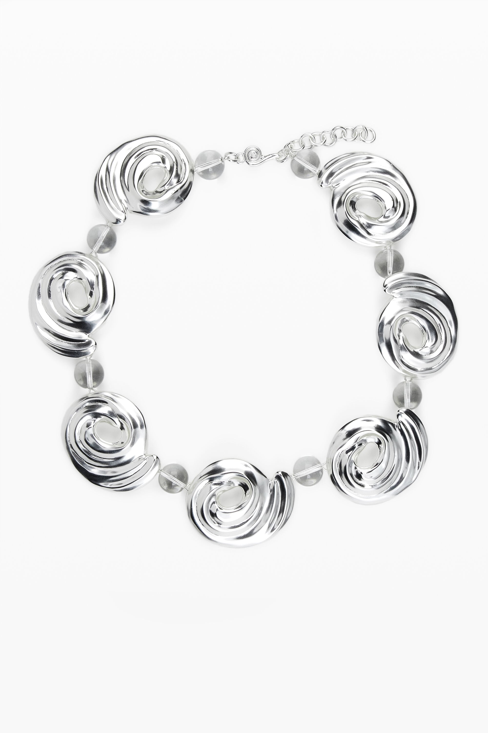 Desigual Zalio zilverbad spiraalketting
