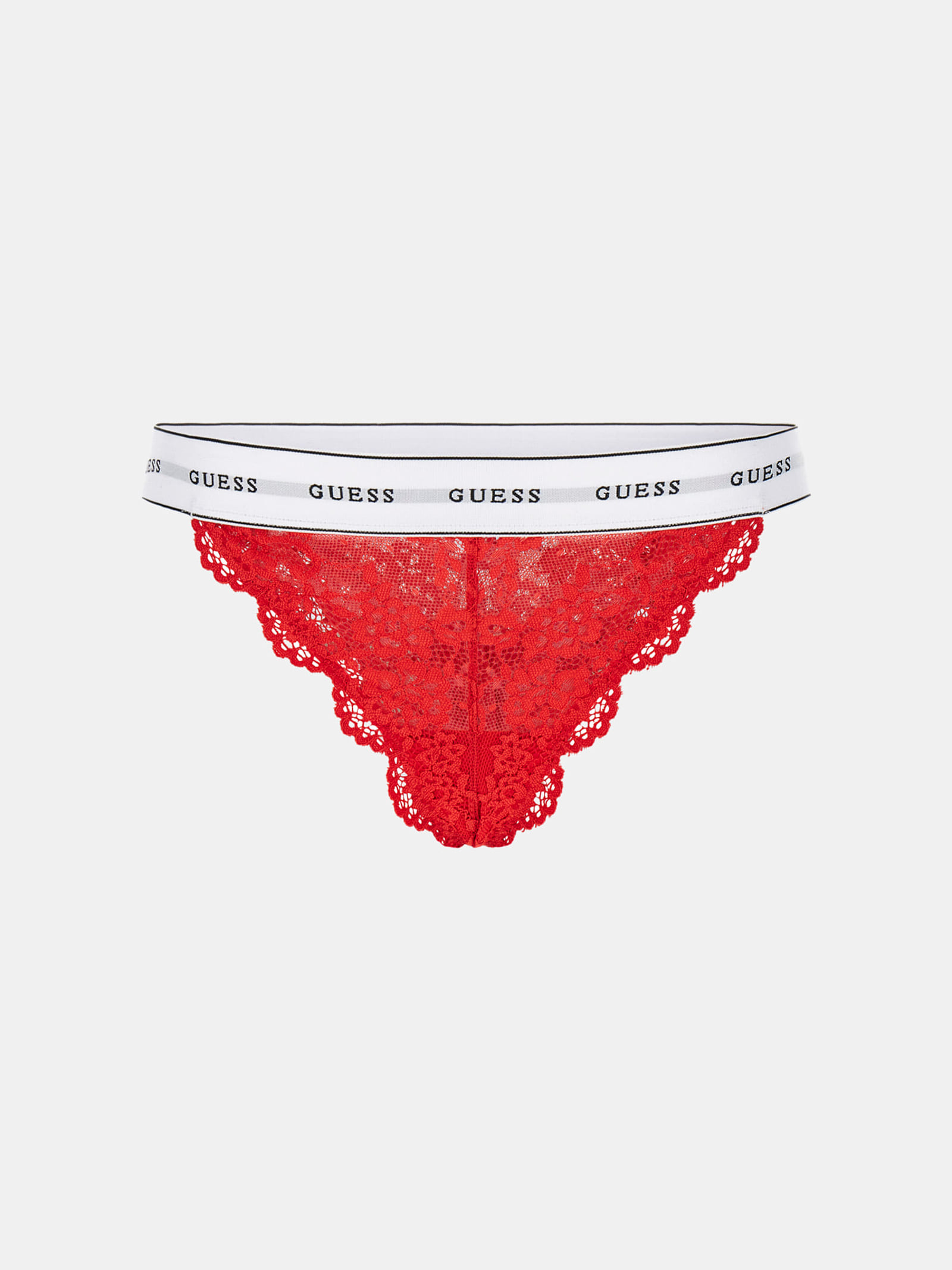 Guess Belle-Brazilian Slip Met Logoband in rood