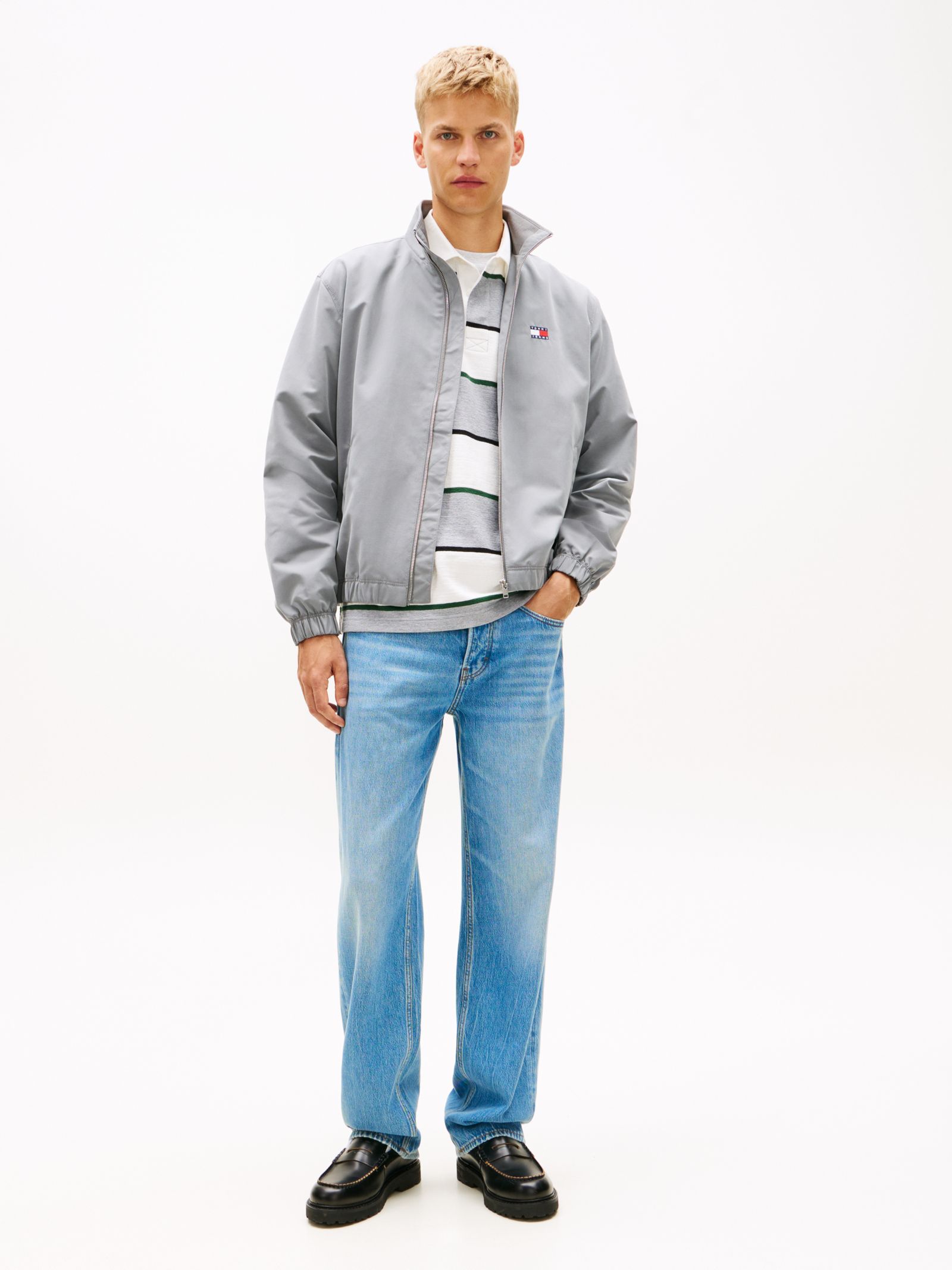 Tommy Jeans Jaimie loose straight jeans met whiskers