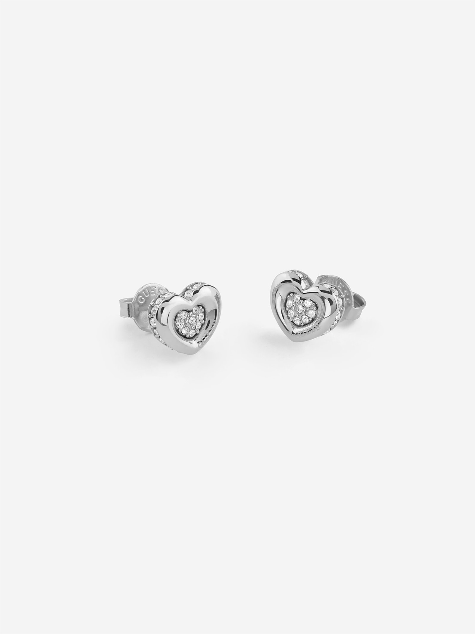 Guess Oorbellen L.O.V.E. in zilver