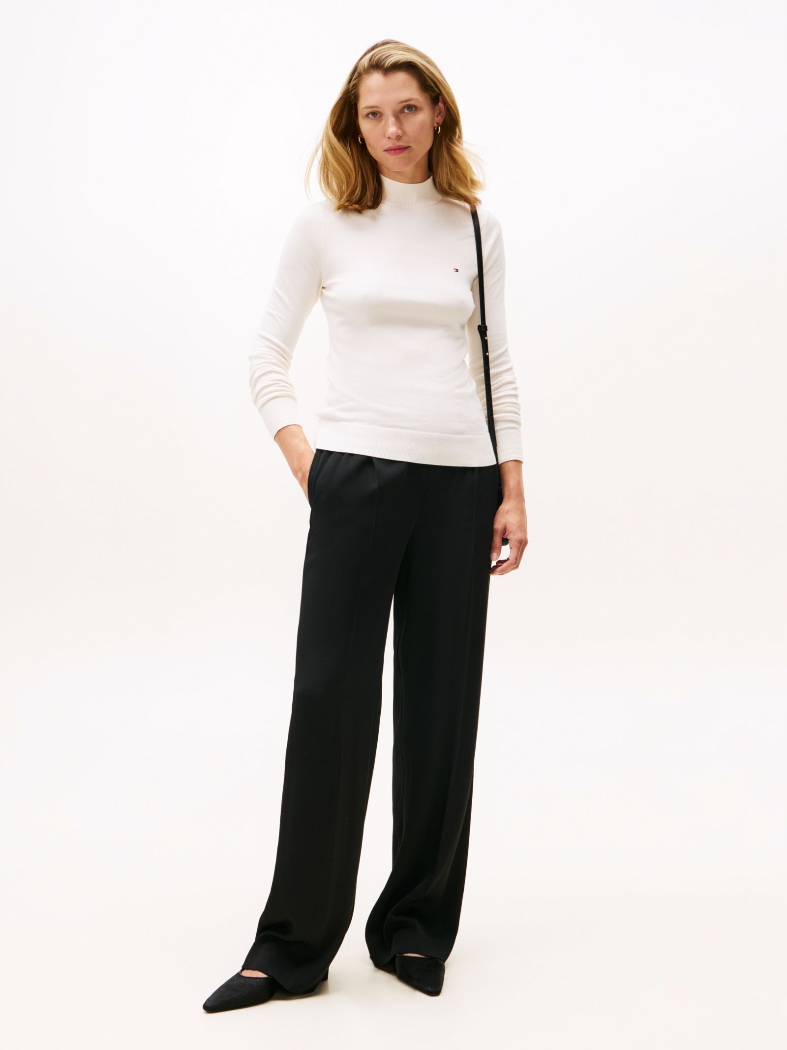 Tommy Hilfiger Oversized broek met wijde fit