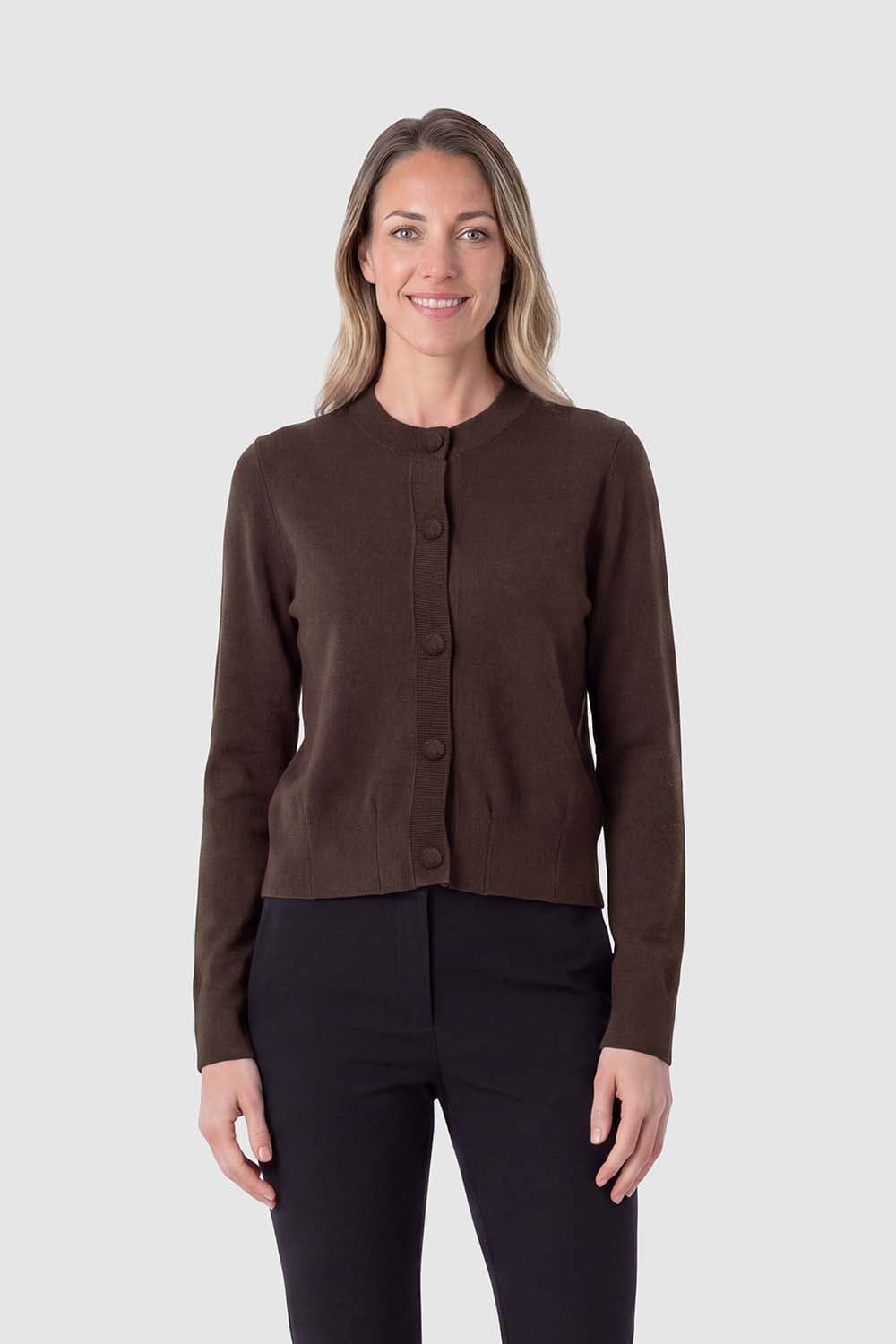 Bloomings Vest Bruin dames in bruin
