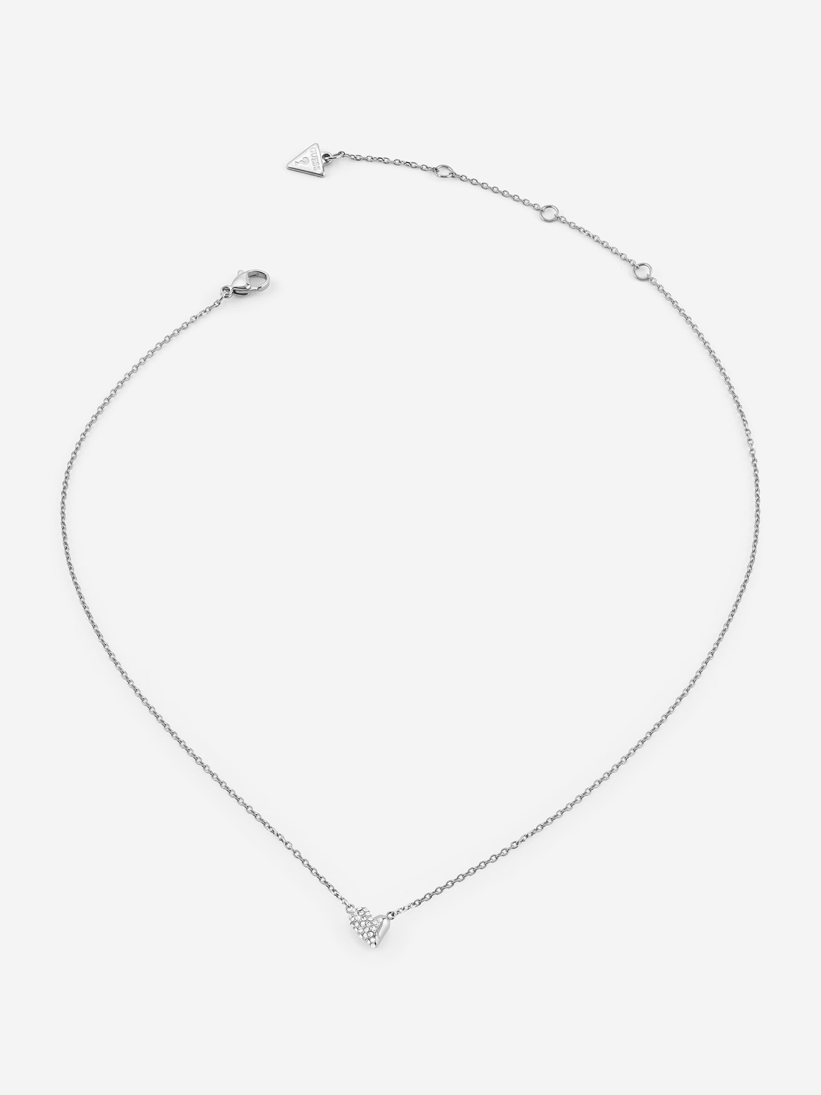 Guess Golden Love Ketting in zilver