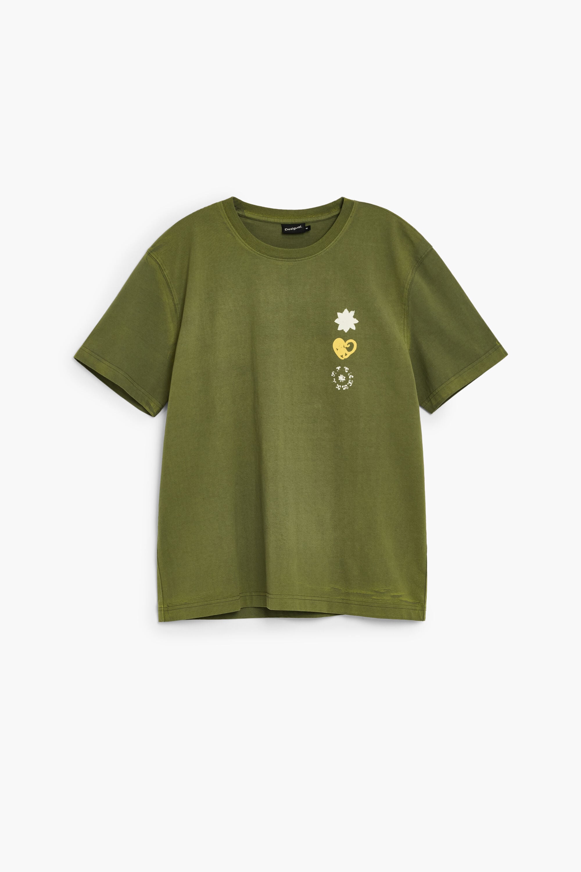 Desigual KATOENEN T-SHIRT MET KORTE MOUWEN