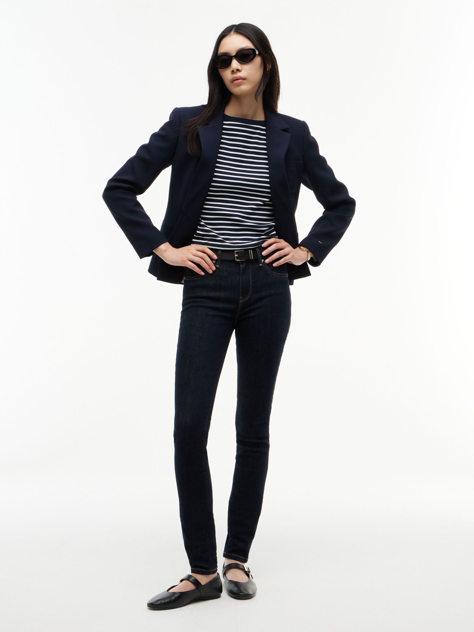 Tommy Hilfiger Como Medium rise skinny jeans in blauw