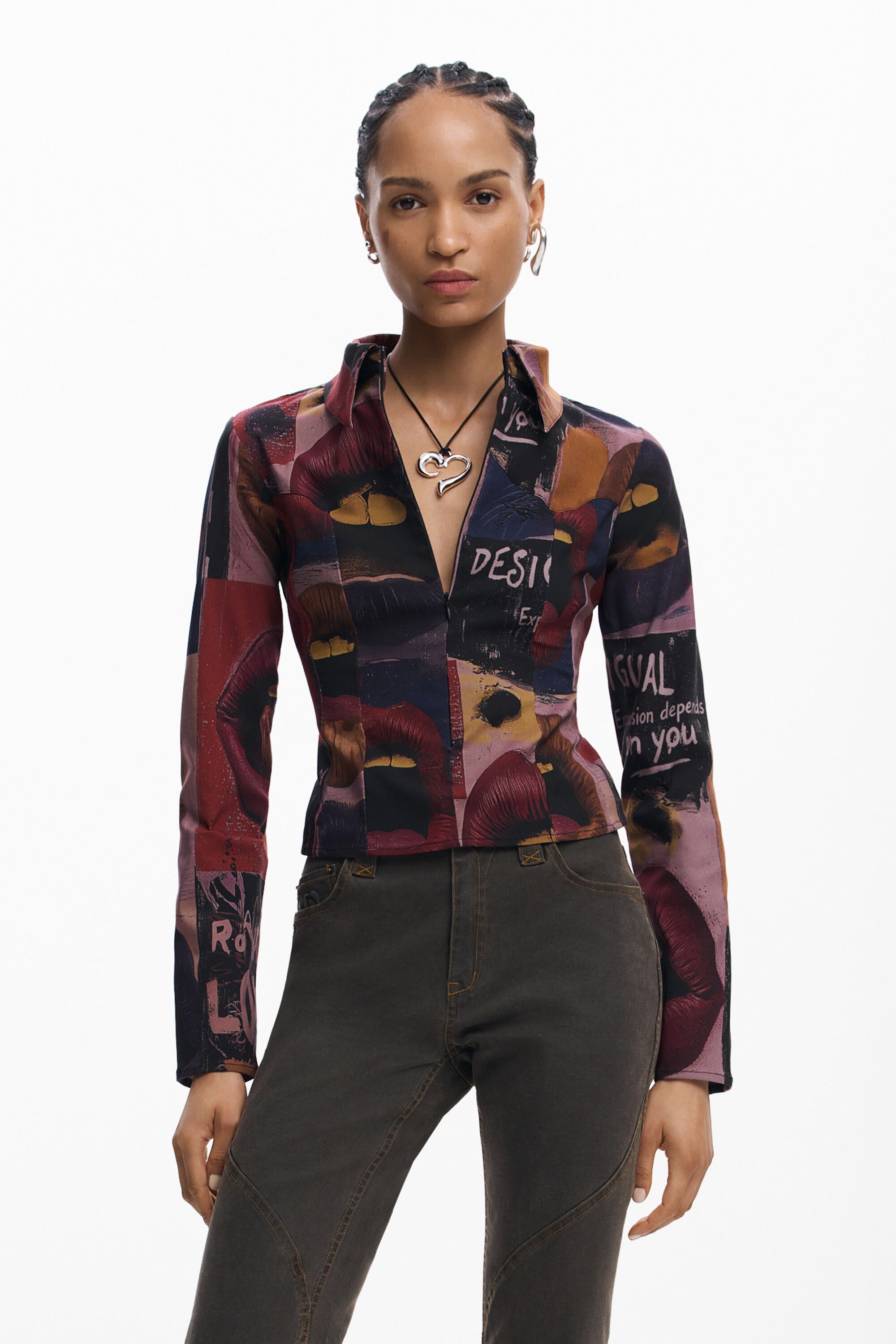 Desigual Overhemd met lange mouwen