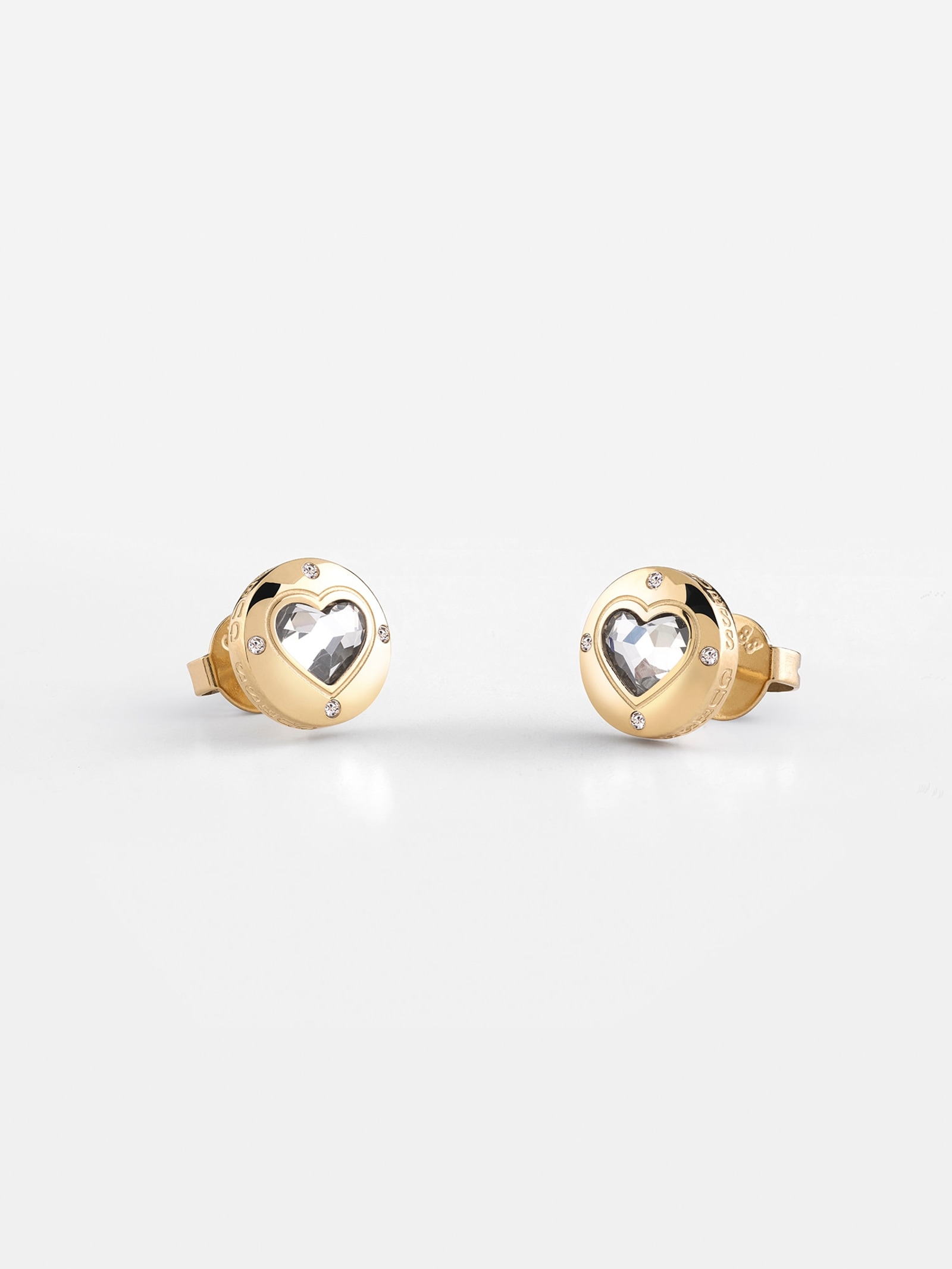 Guess Rolling Hearts Oorbellen