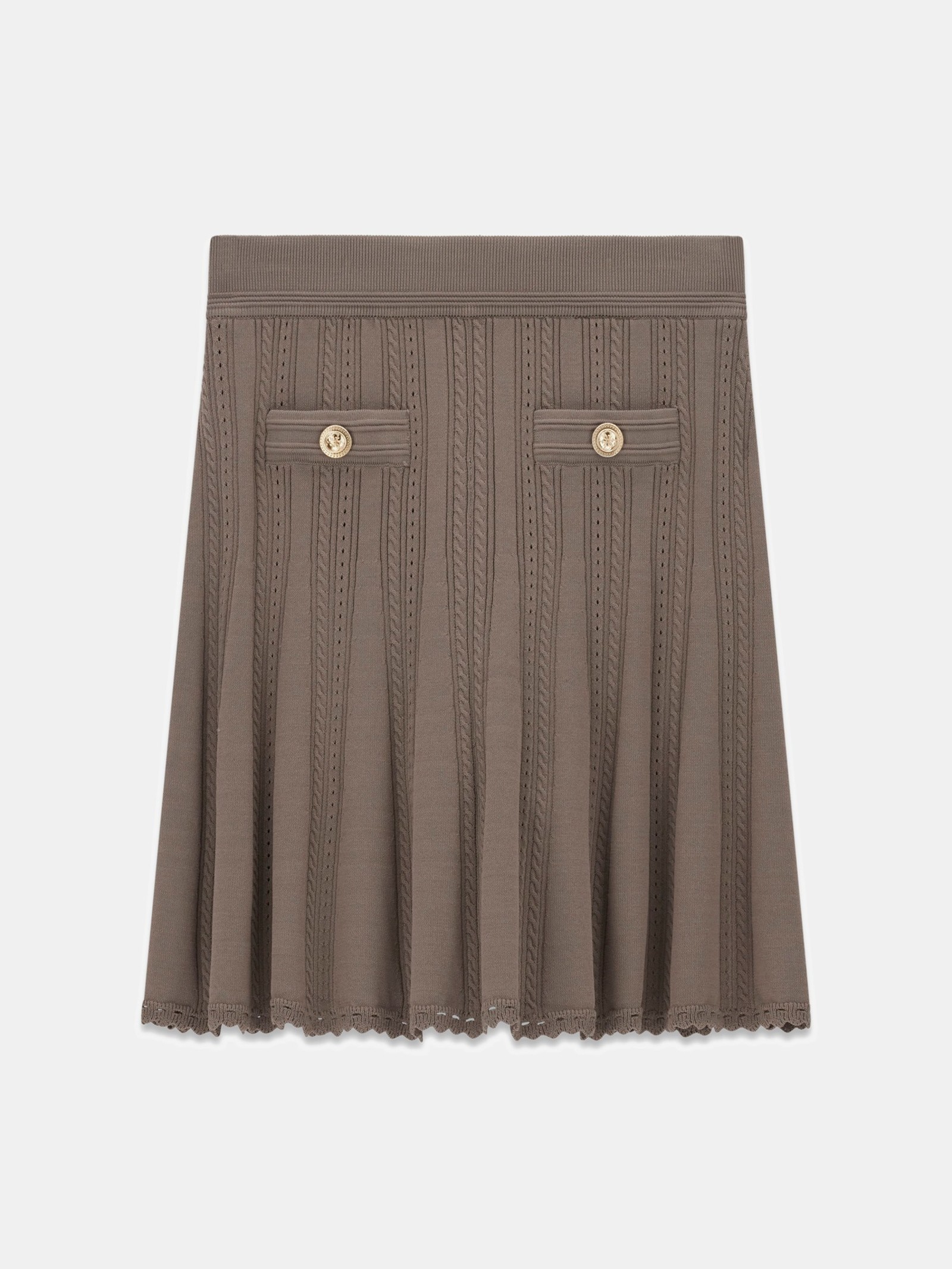 Guess Gebreide Minirok in beige