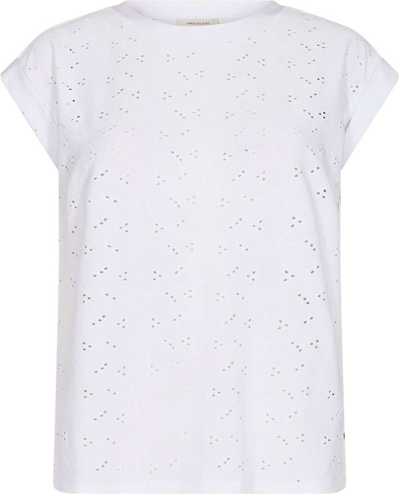 Freequent T-Shirt Blond Wit dames