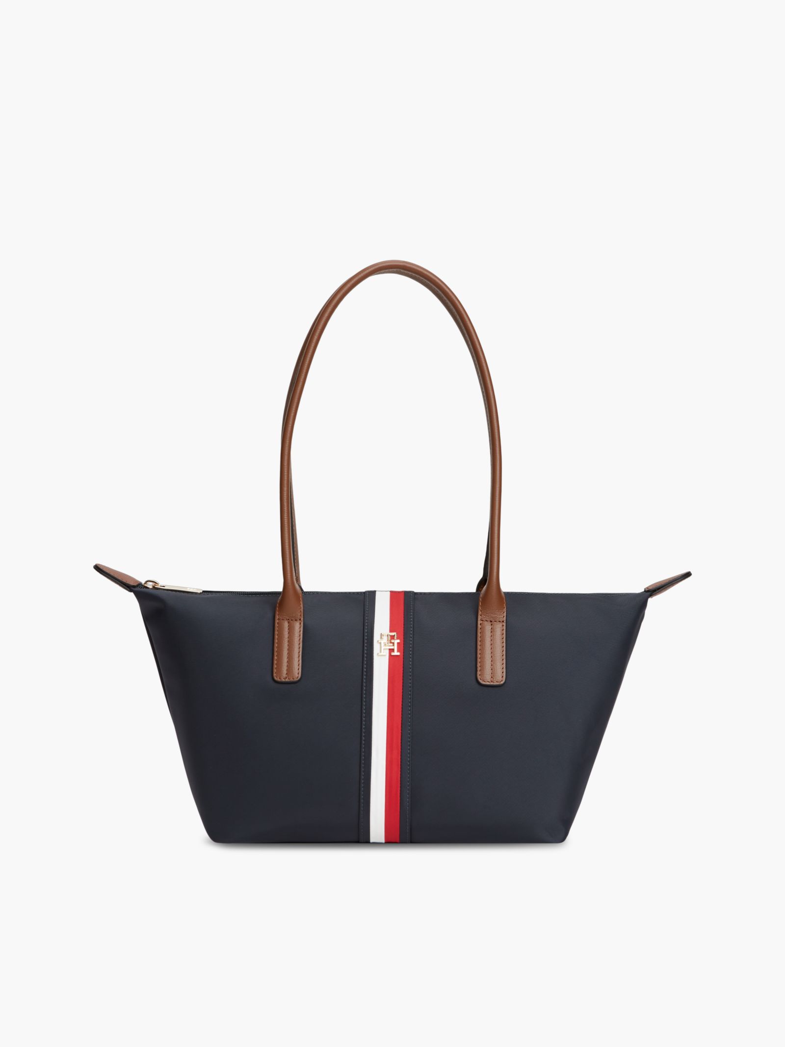 Tommy Hilfiger Popette langwerpige shopper met signature streep