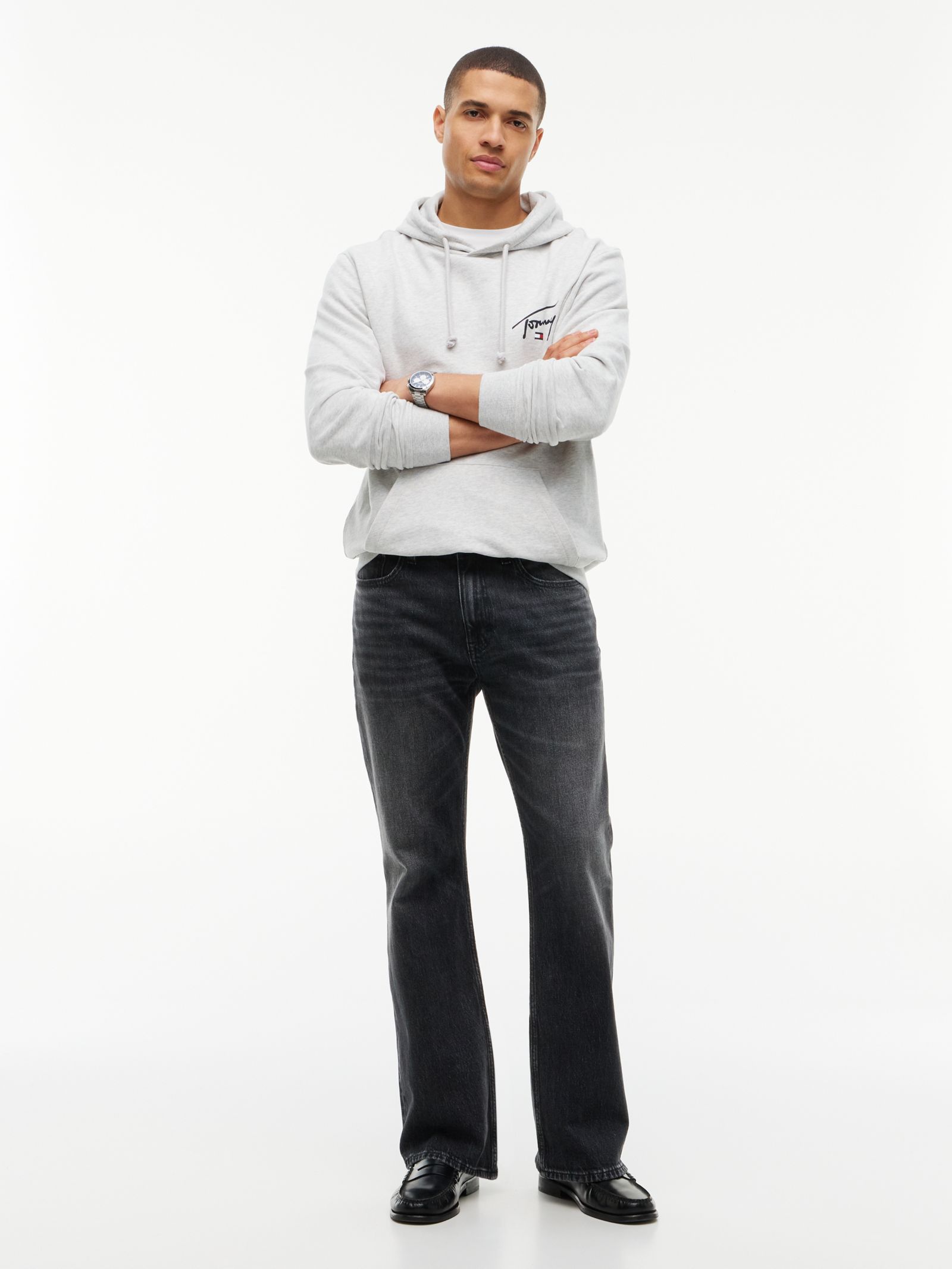 Tommy Jeans Ryan zwarte bootcut jeans