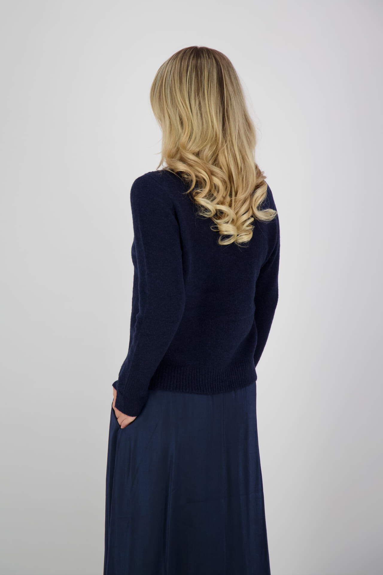 Vive La Femme Trui Elize Navy dames