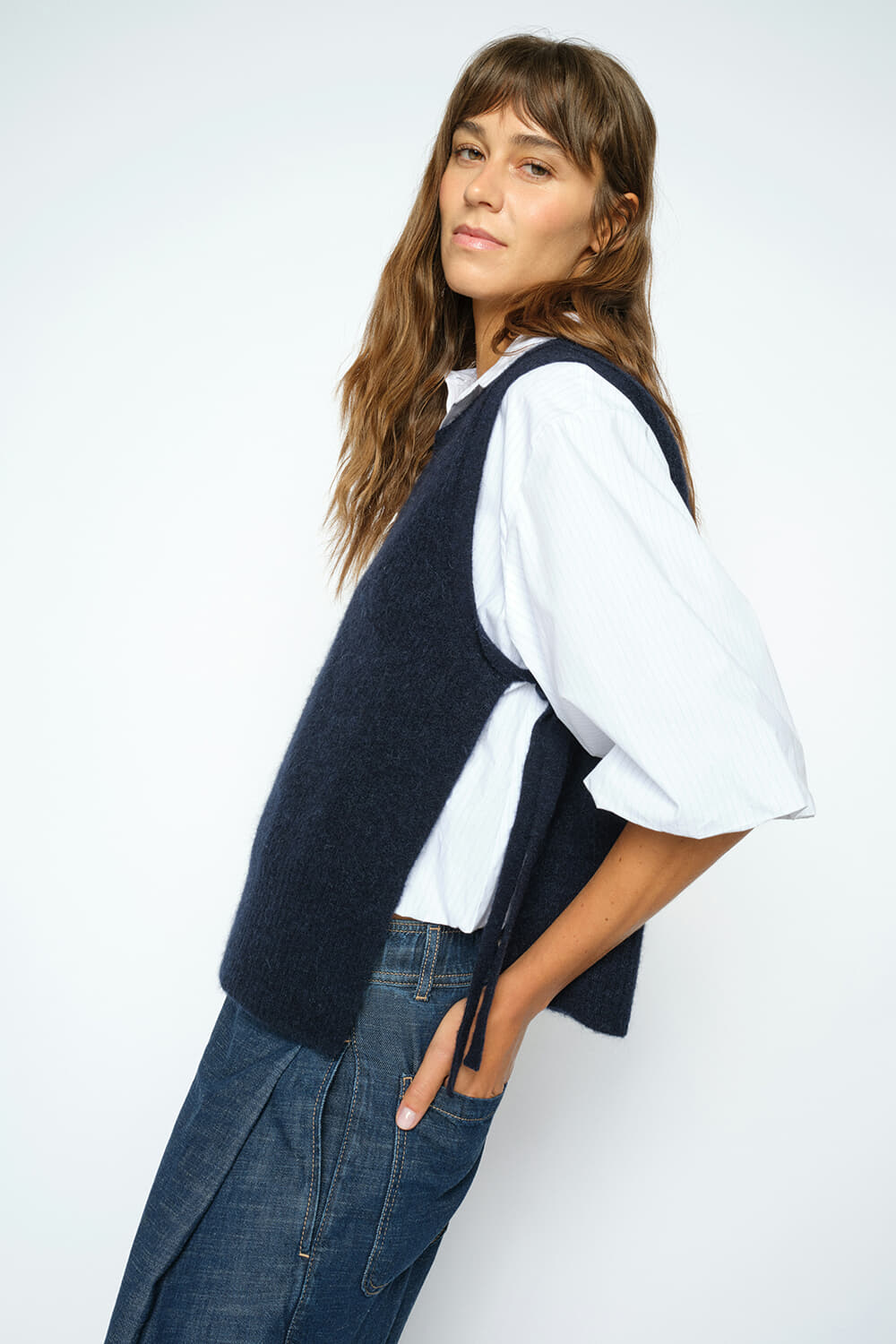 Mos Mosh Spencer Thora Tie Jeans Light dames