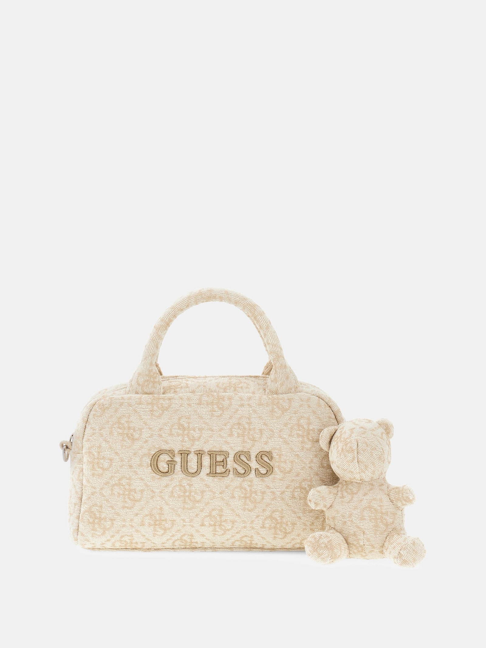 Guess Handtas Met 4G-Logo in beige