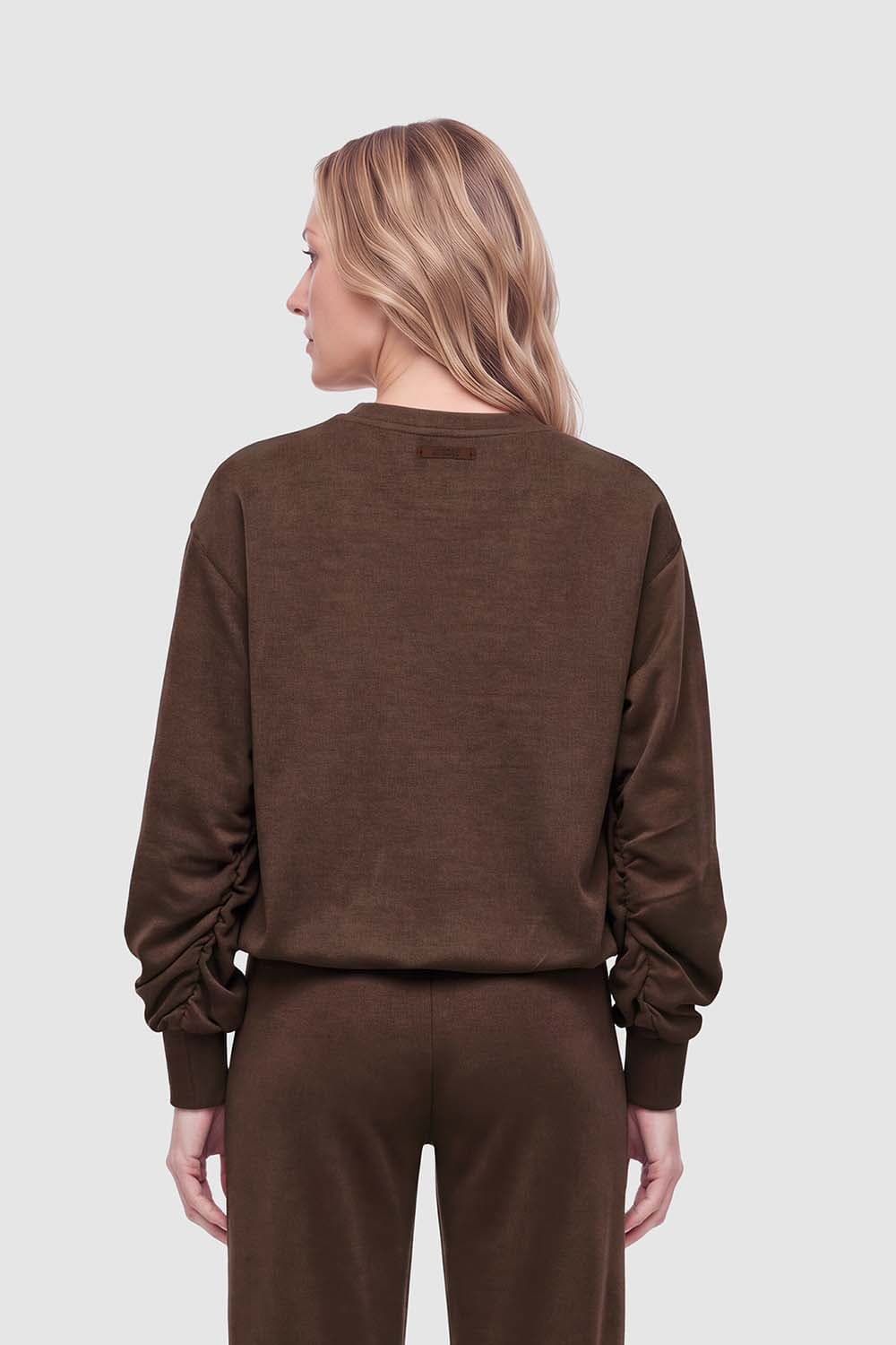 Moscow Sweater Violetta Bruin dames