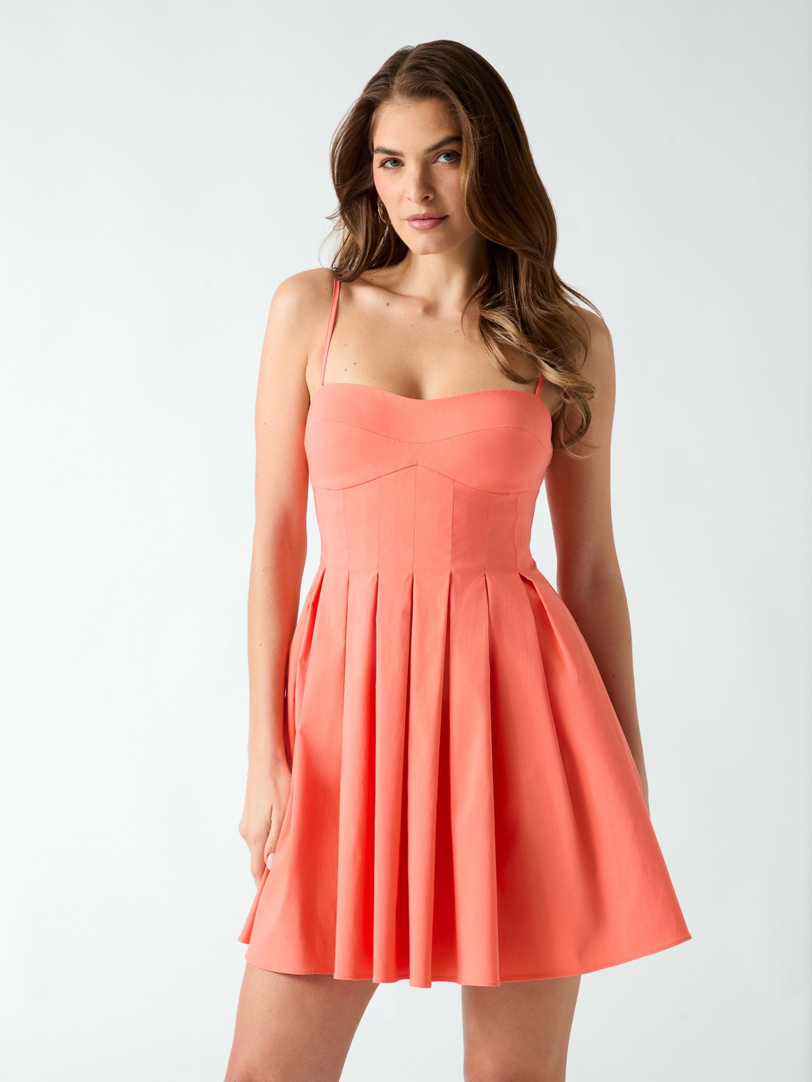 Guess Plissé Mini Dress