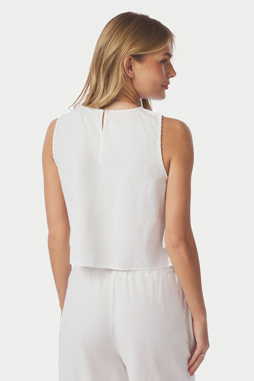 Neo Noir Top Kaelin Embroidery Wit dames