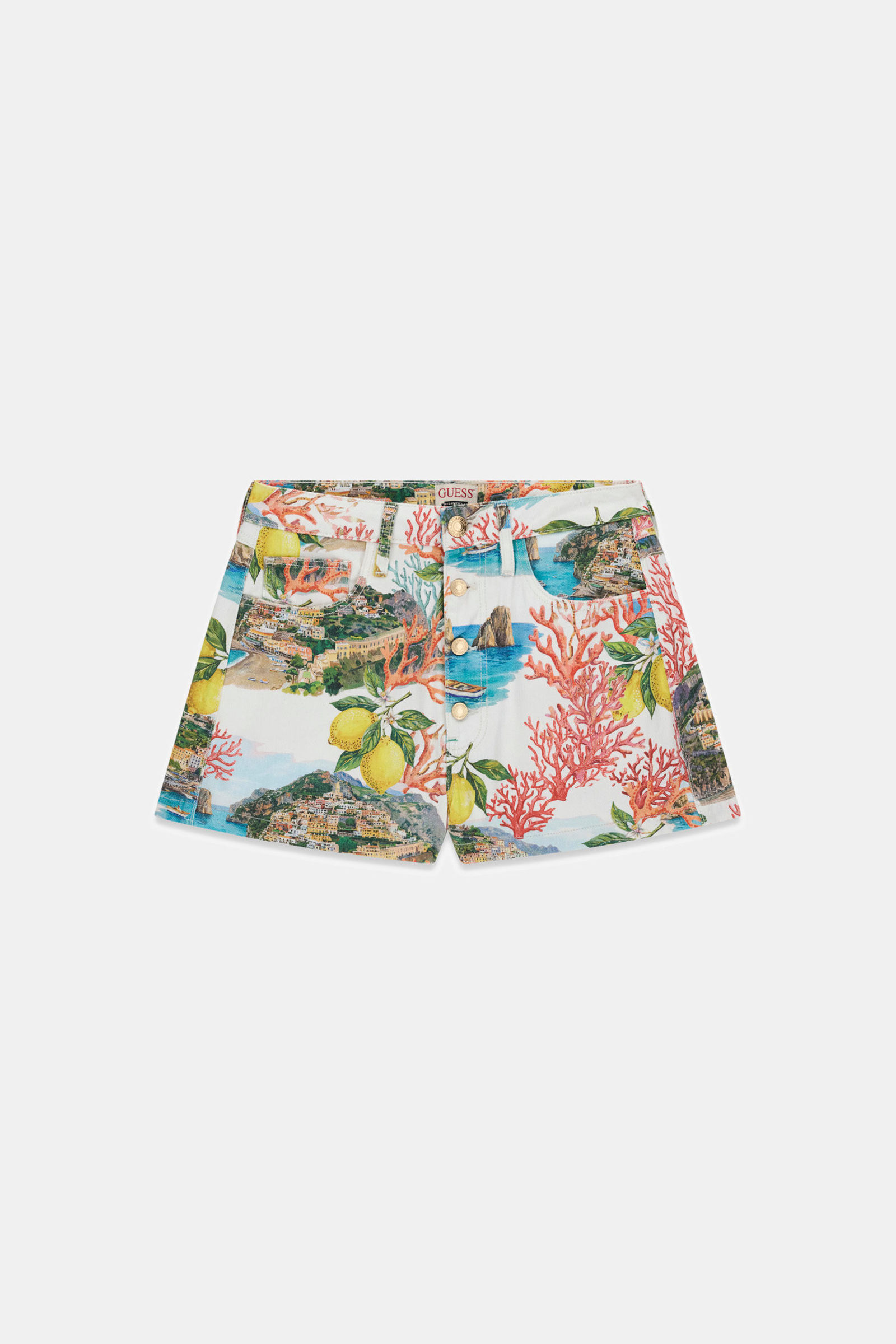 Guess Bedrukte Denim Shorts