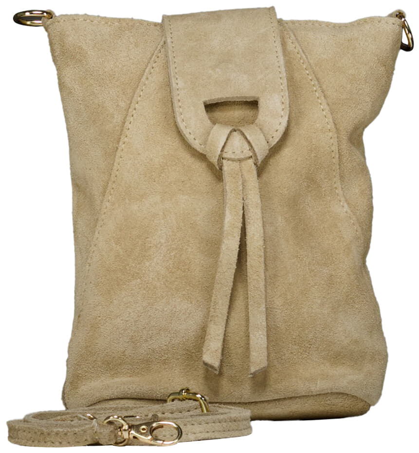 Bomont Tas Kendra Suede Kaki dames