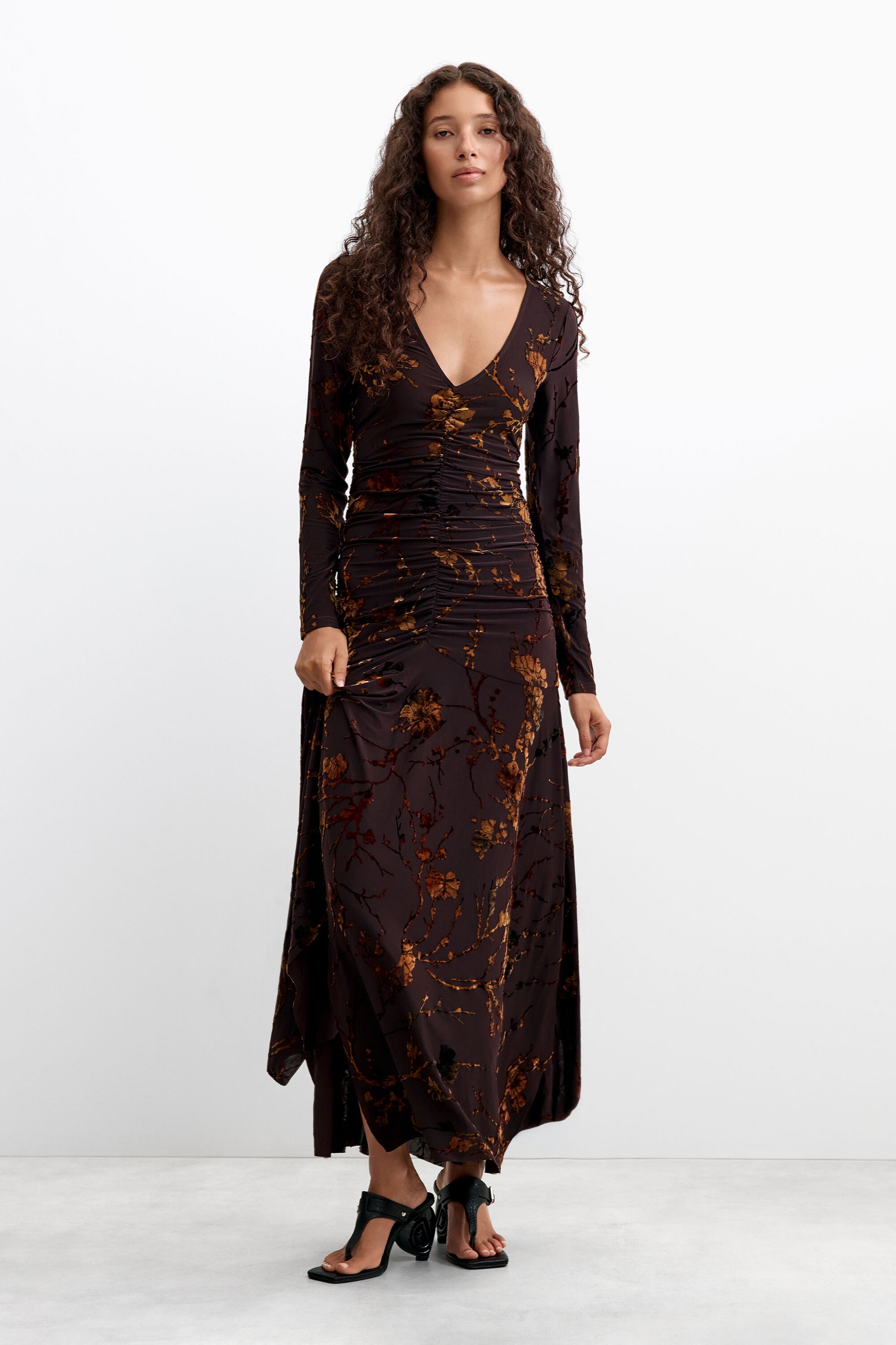 Desigual Flockjurk met midi-lengte