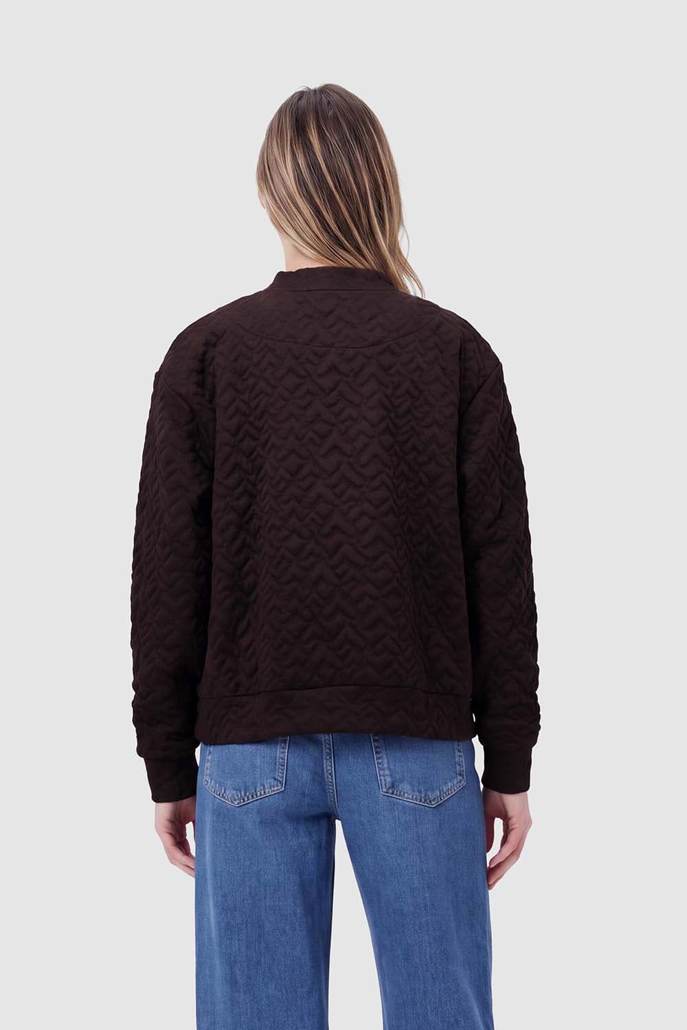 Enjoy Bomber vest Donker Bruin dames