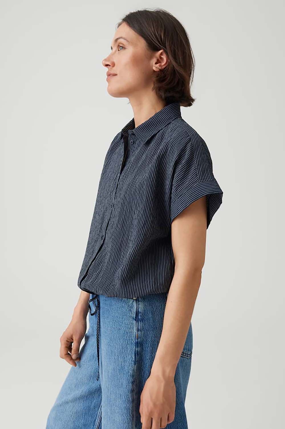 Opus Blouse Flaneta Blauw dames