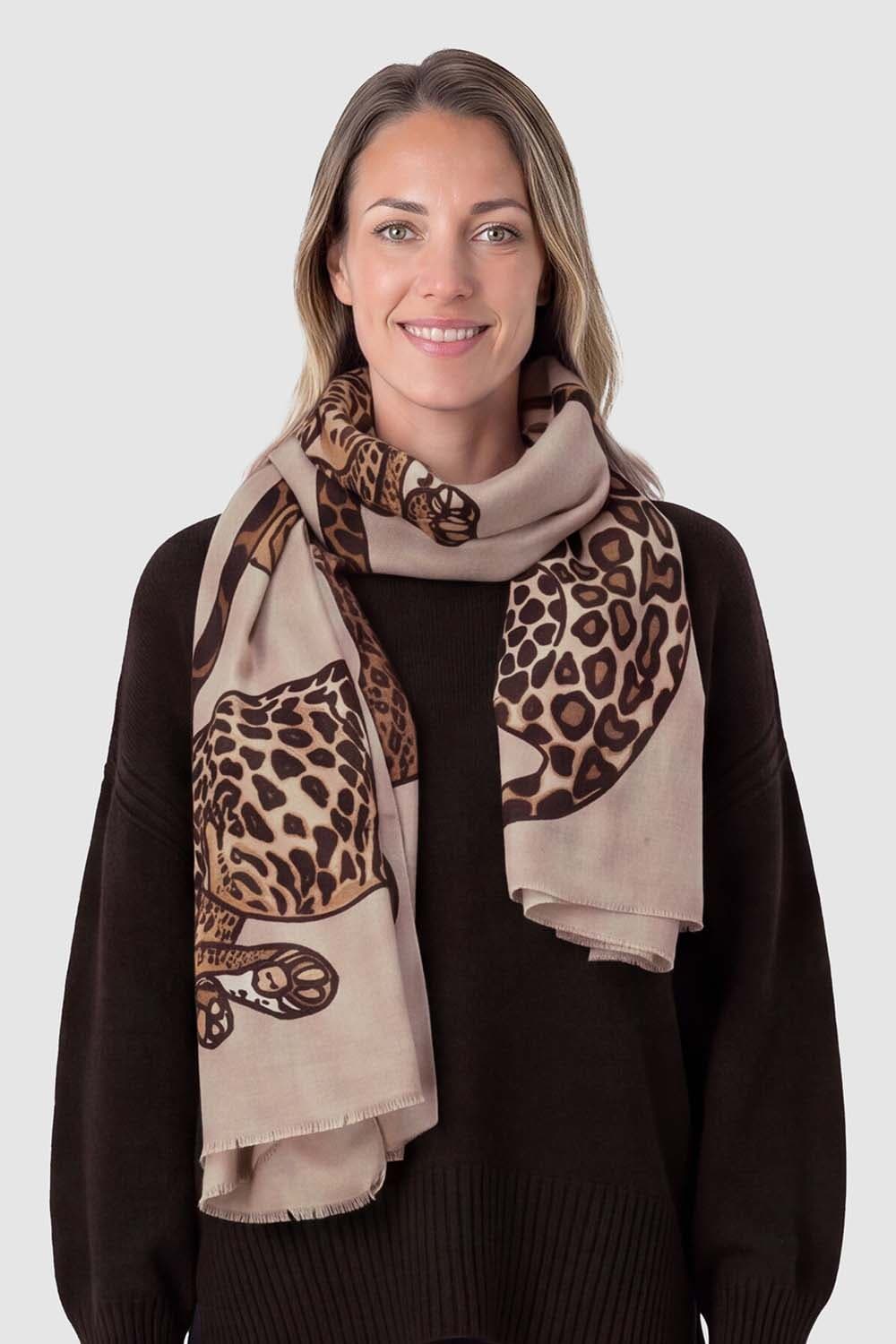 Zo beige scarf for women