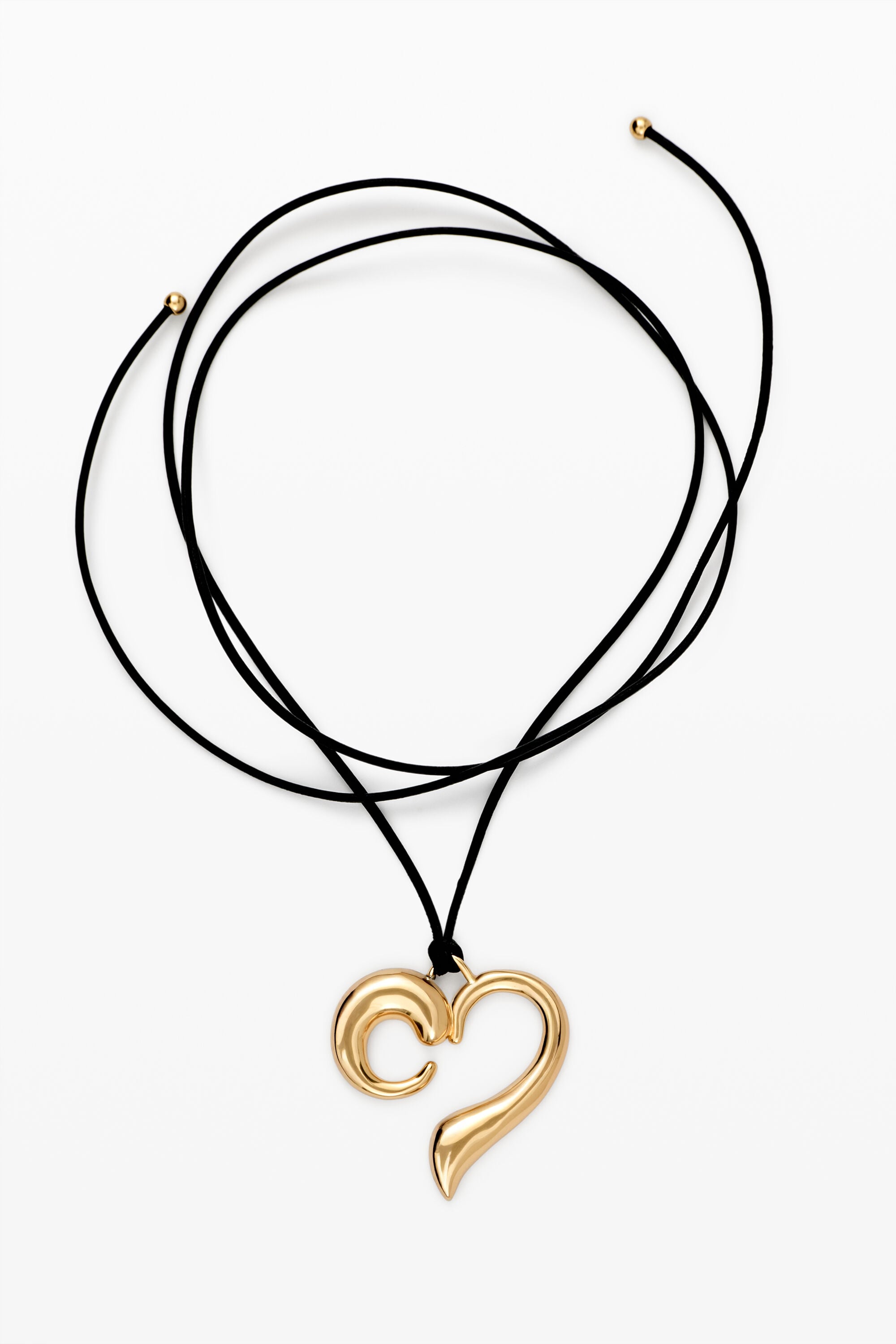 Desigual Hanger hart koord zalio in goud