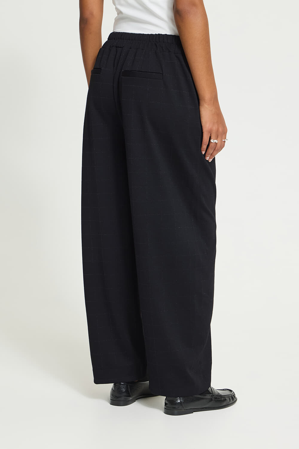 Ichi Broek Kate Sparkley Barrel Zwart dames
