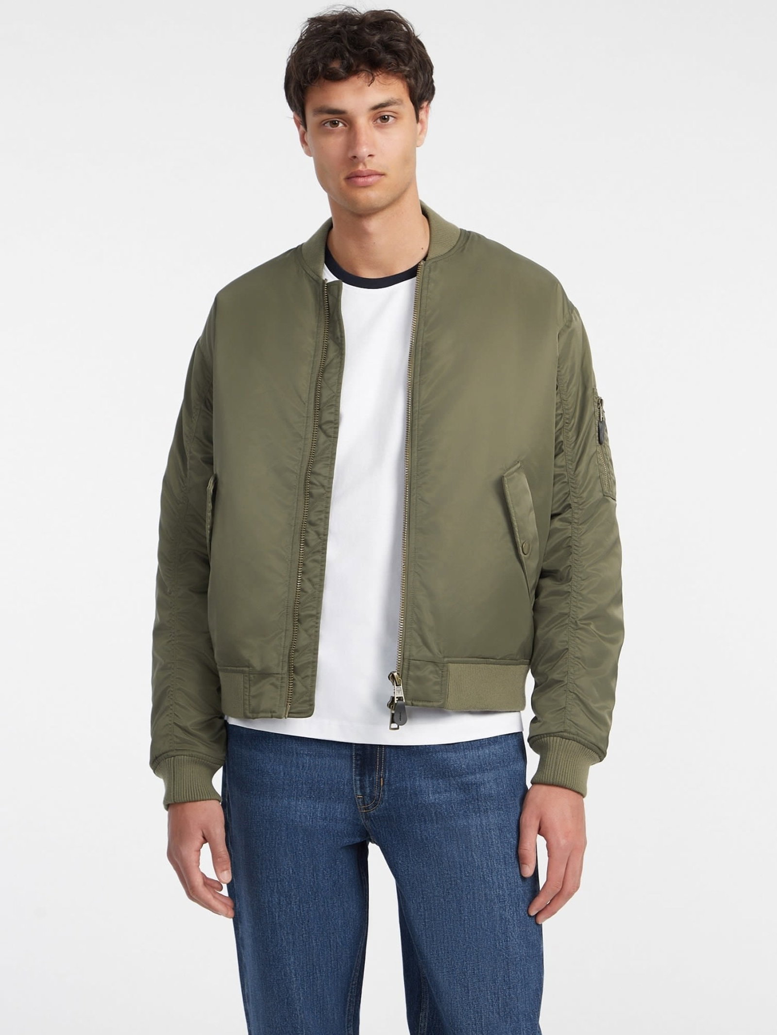 Guess Bomberjack for men in groen