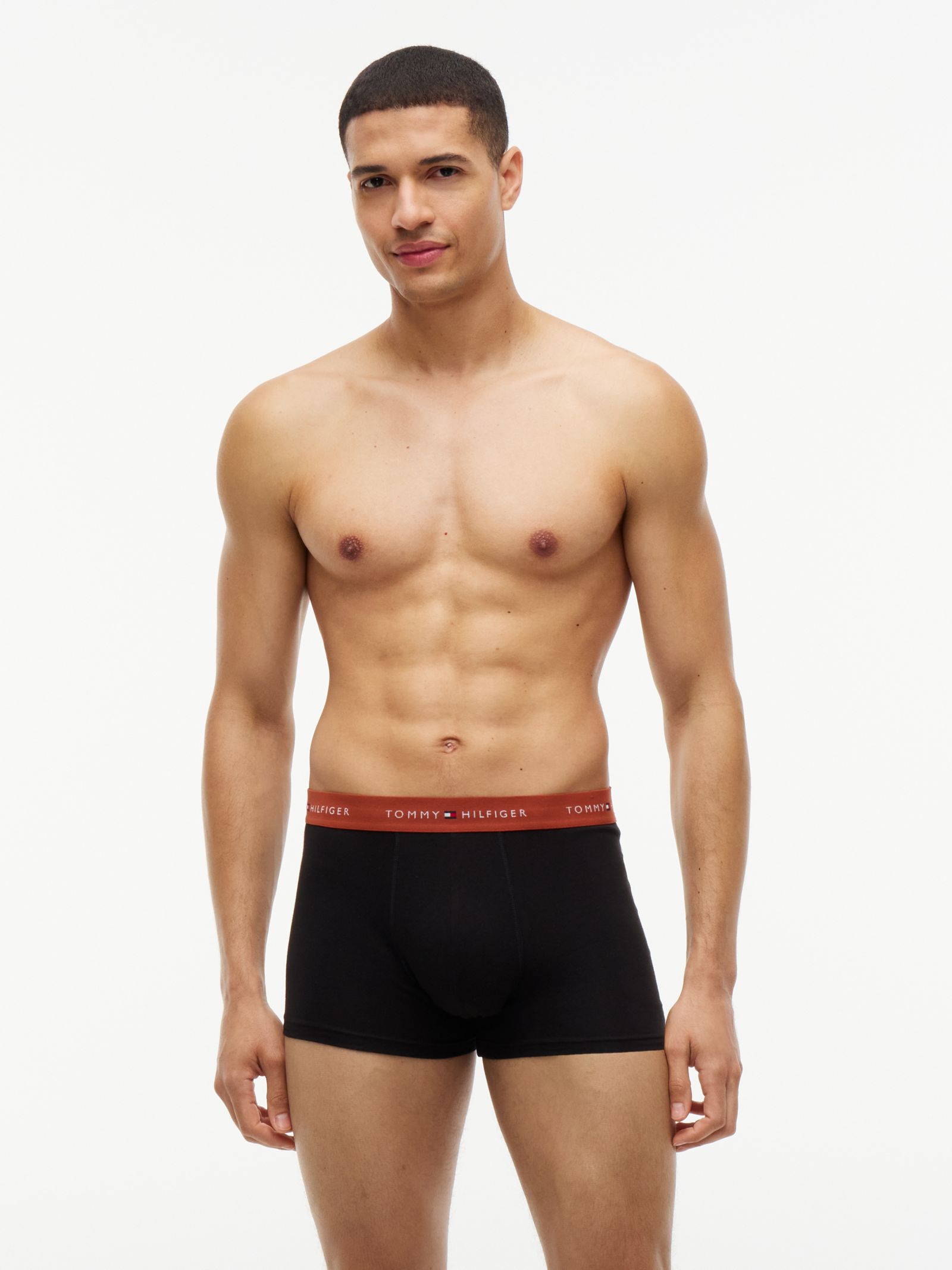 Tommy Hilfiger Set van 7 boxershorts met Signature logotaille in zwart