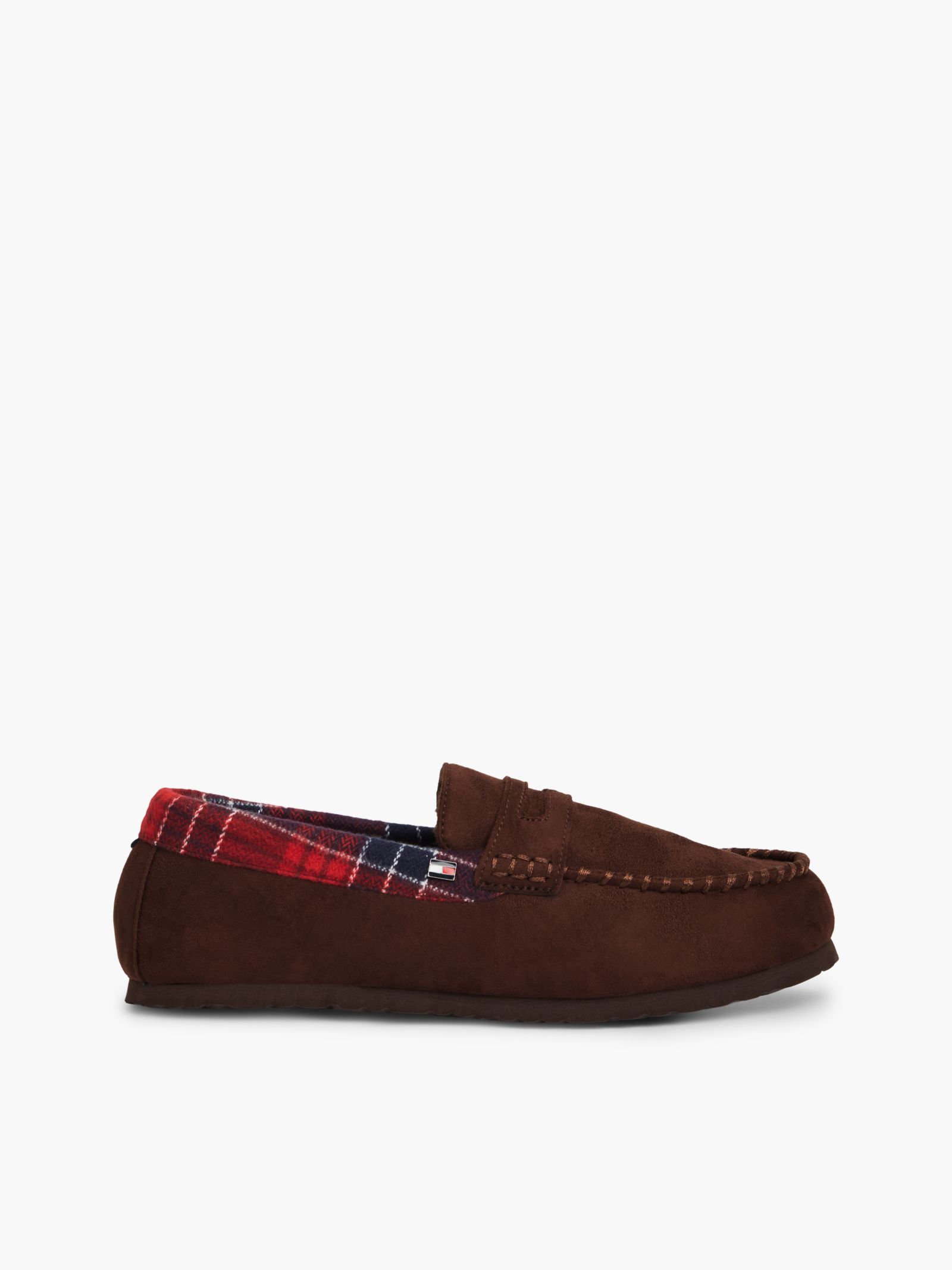 Tommy Hilfiger Pantoffel met geruit detail