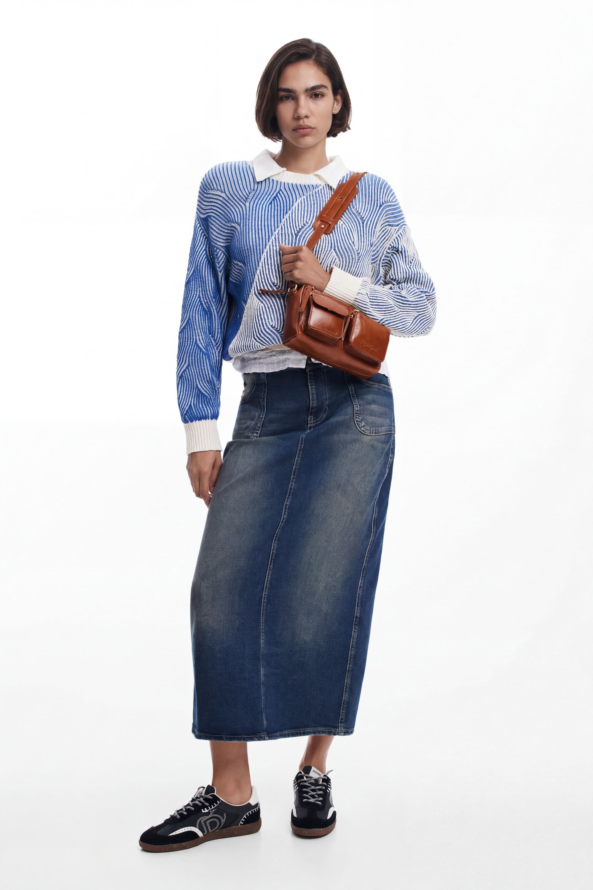 Desigual Midi spijkerrok